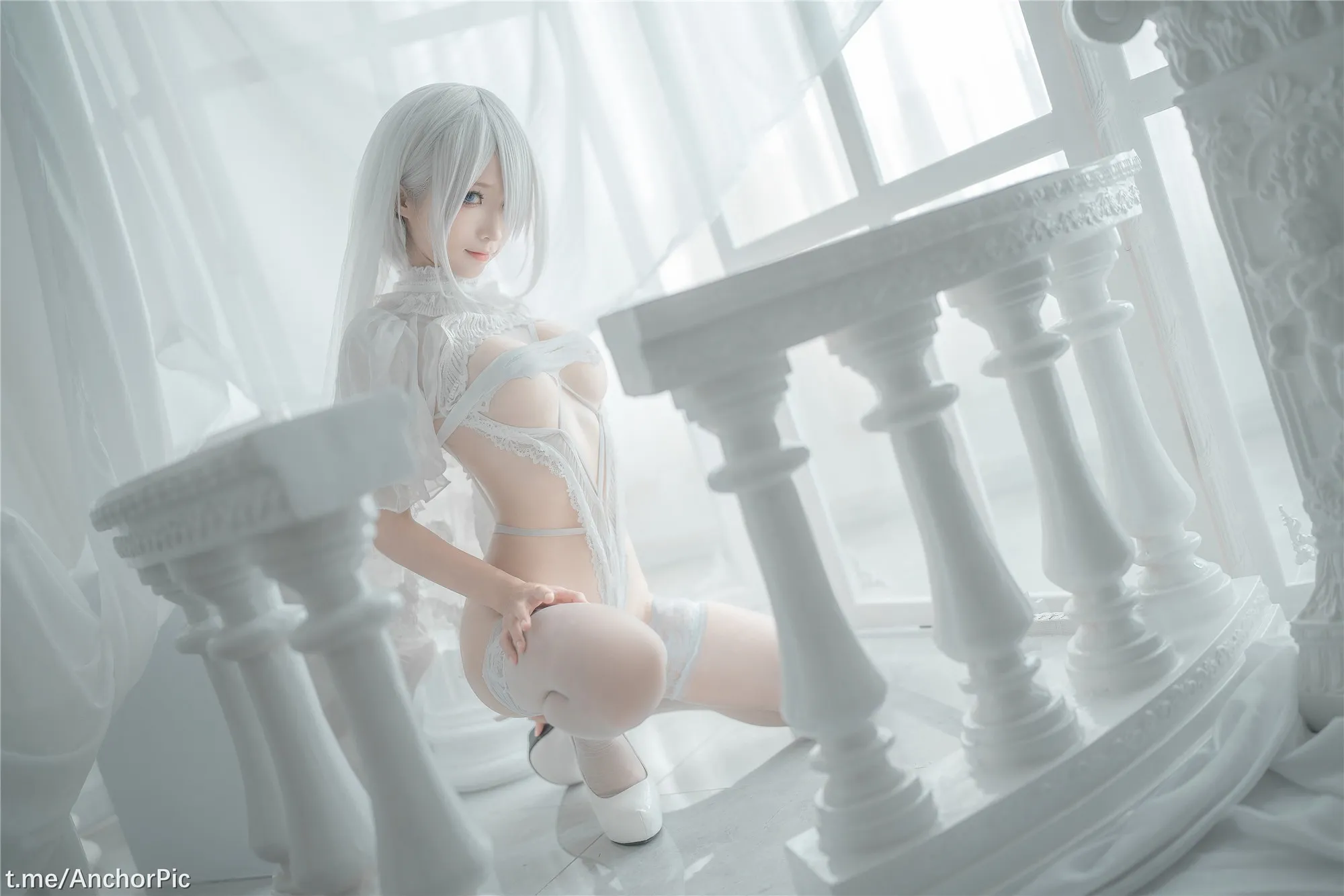 蠢沫沫2B白婚纱60P0704精选