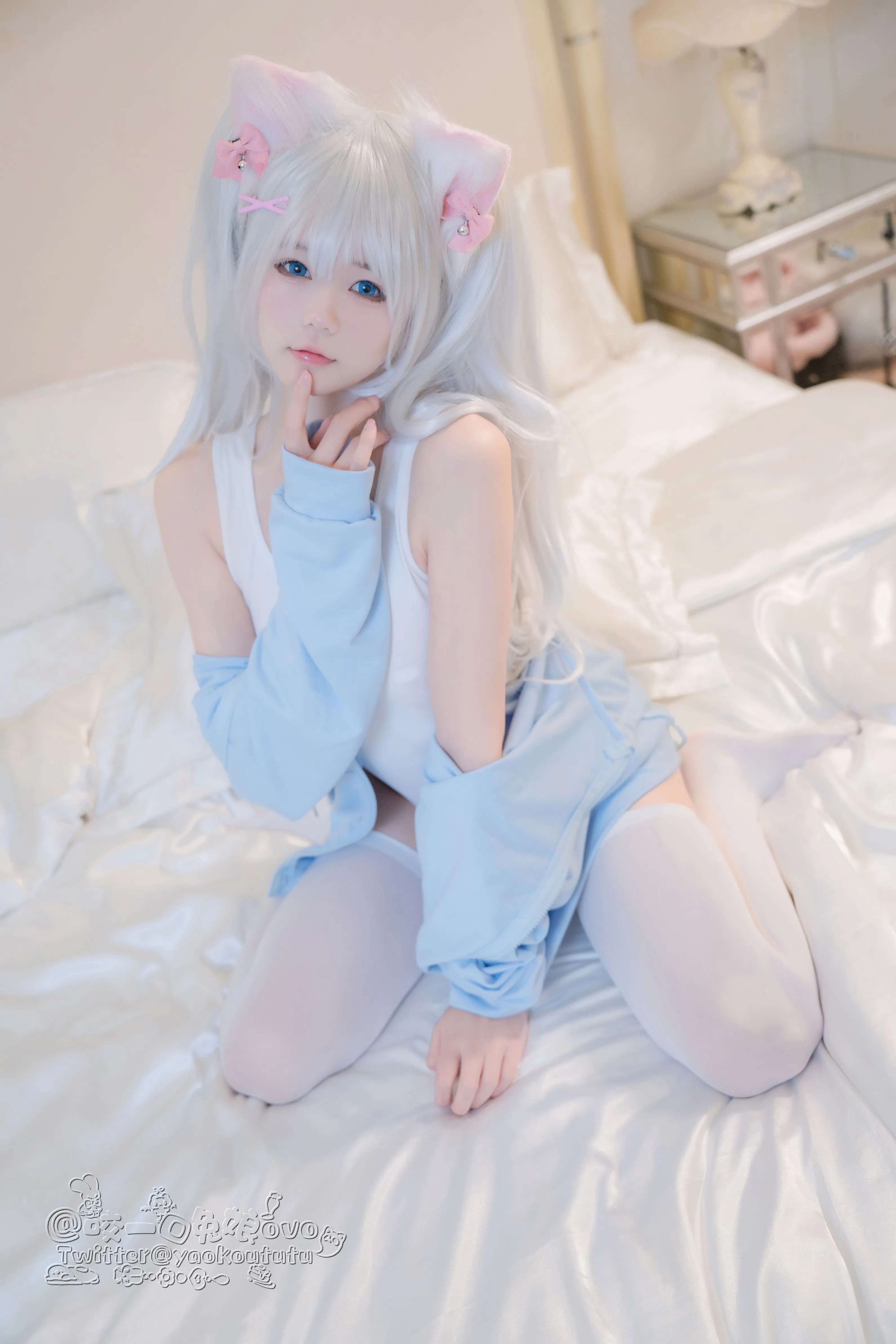 咬一口兔娘黏黏团子兔做你的猫56P1V0305网红写真