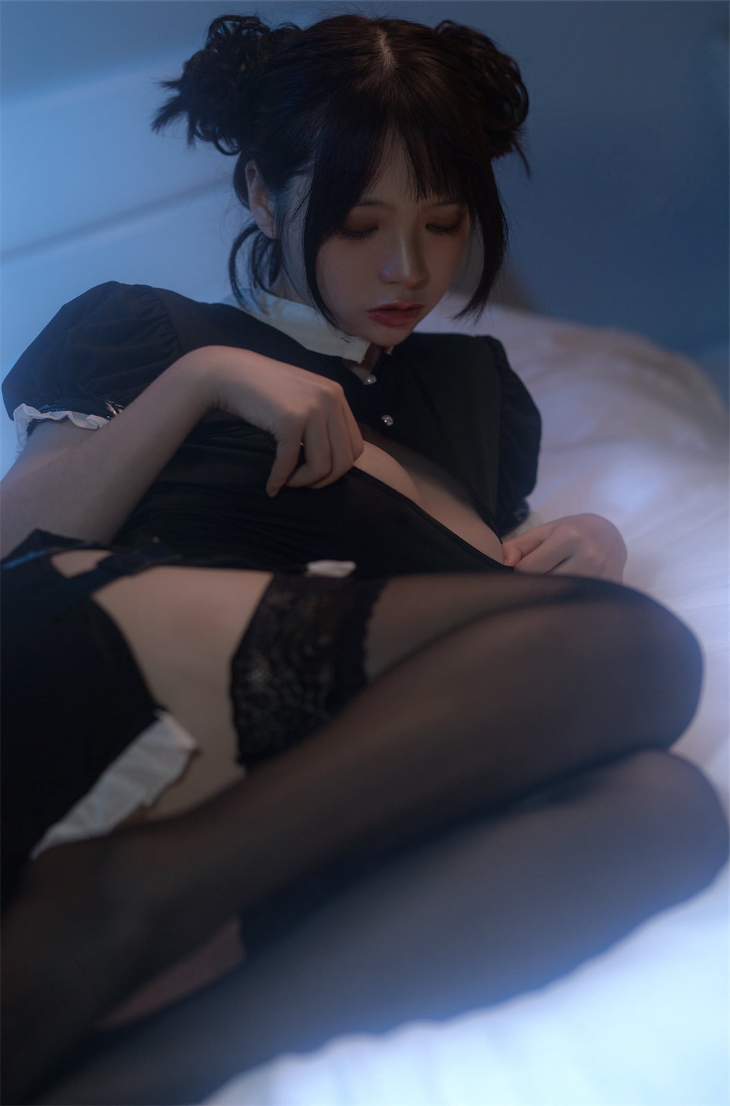 疯猫ss民国黑色旗袍0204原版写真