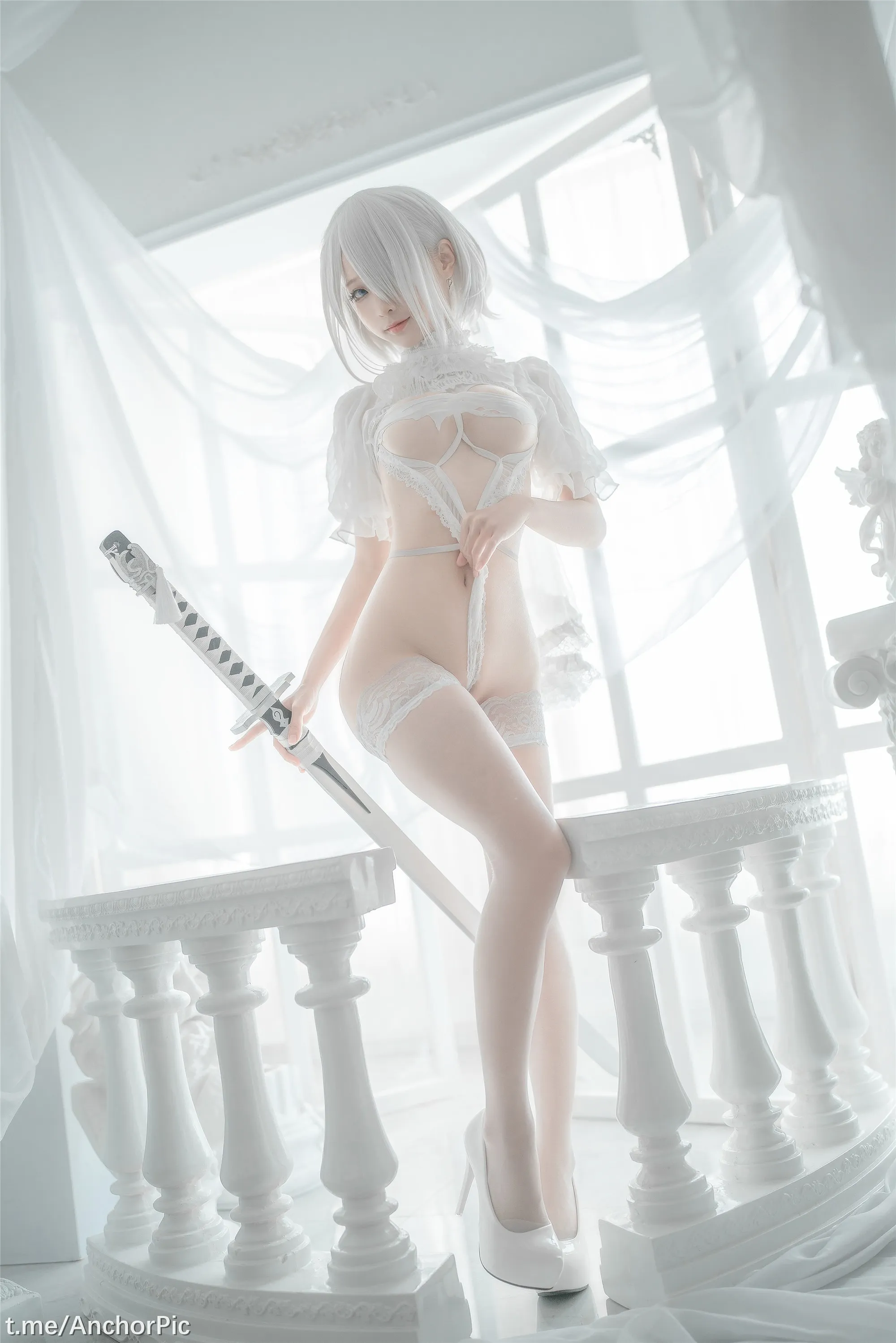 蠢沫沫2B白婚纱60P0704精选
