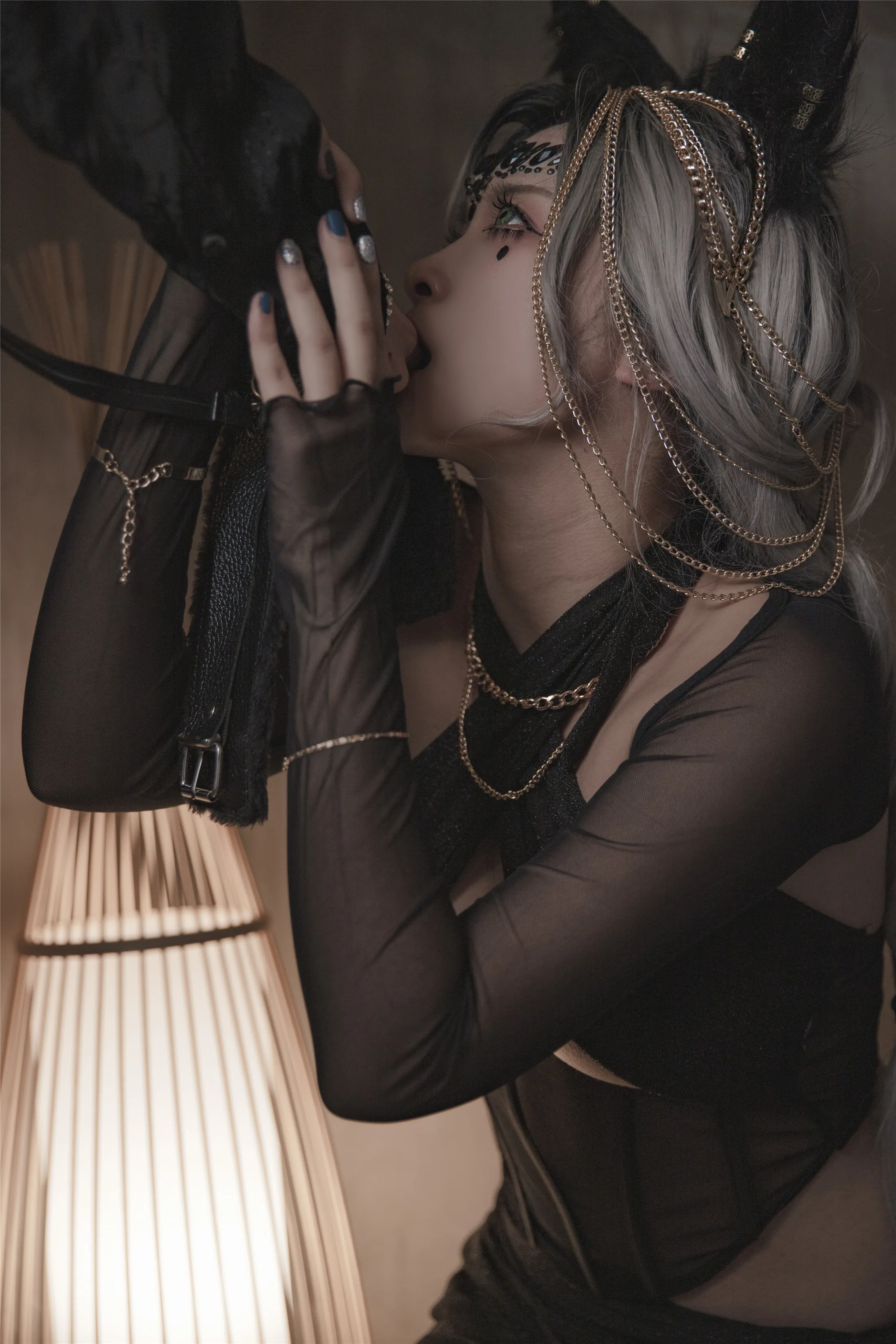 洛璃LoLiSAMA狼少女狼女的调教130P0306精选