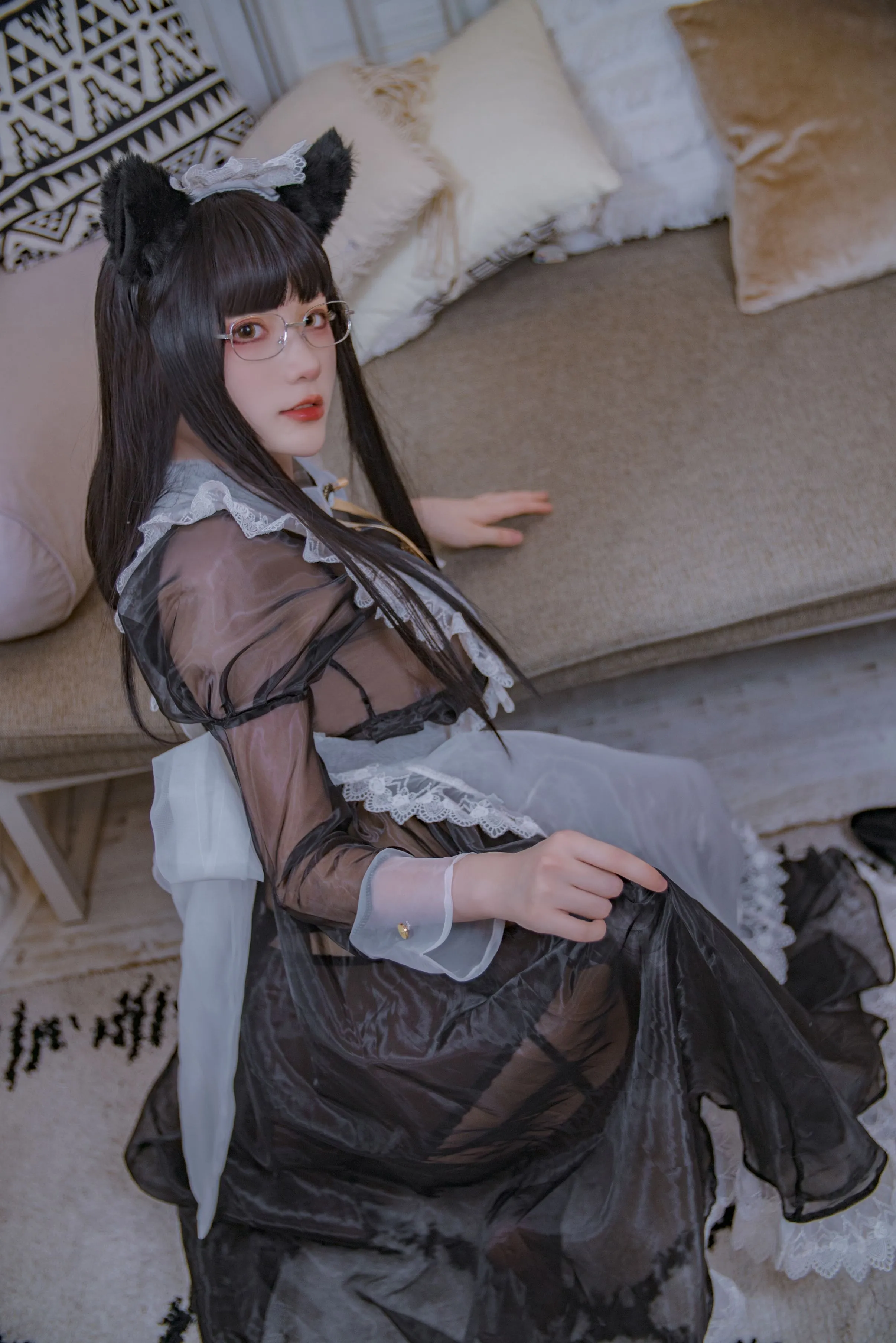 NO003黑色透明女仆54P598MB0913福利资源