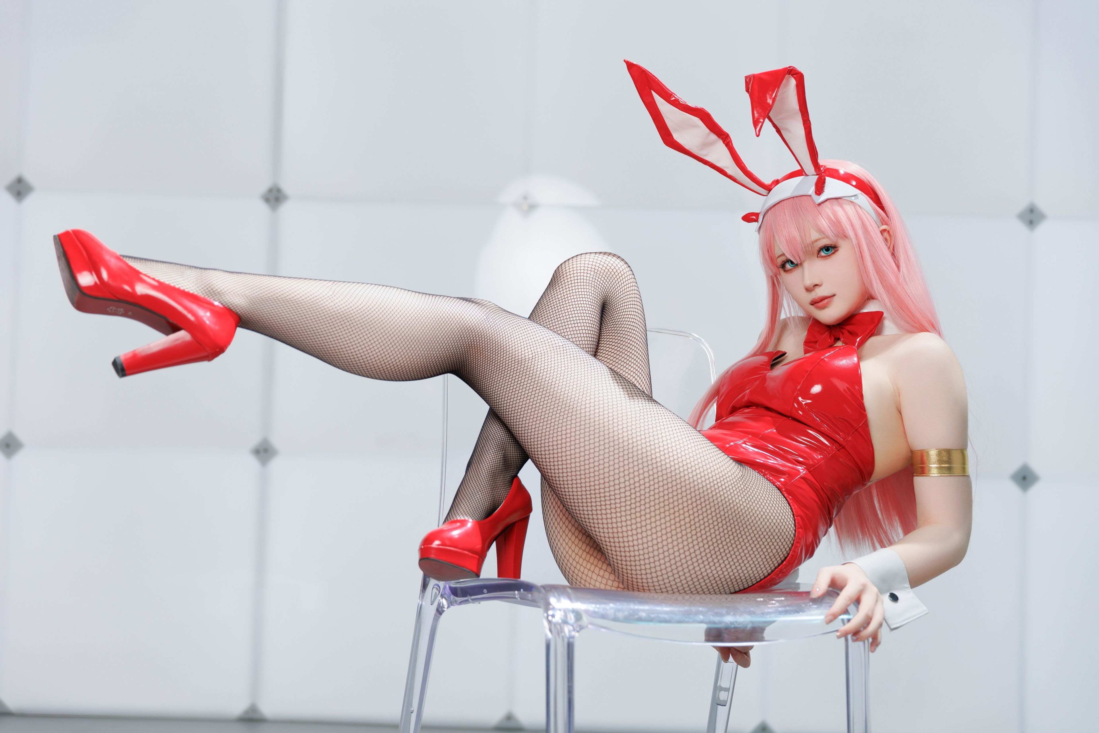 屿鱼ZeroTwo国家队02cosplay屿鱼高清图集精品合集