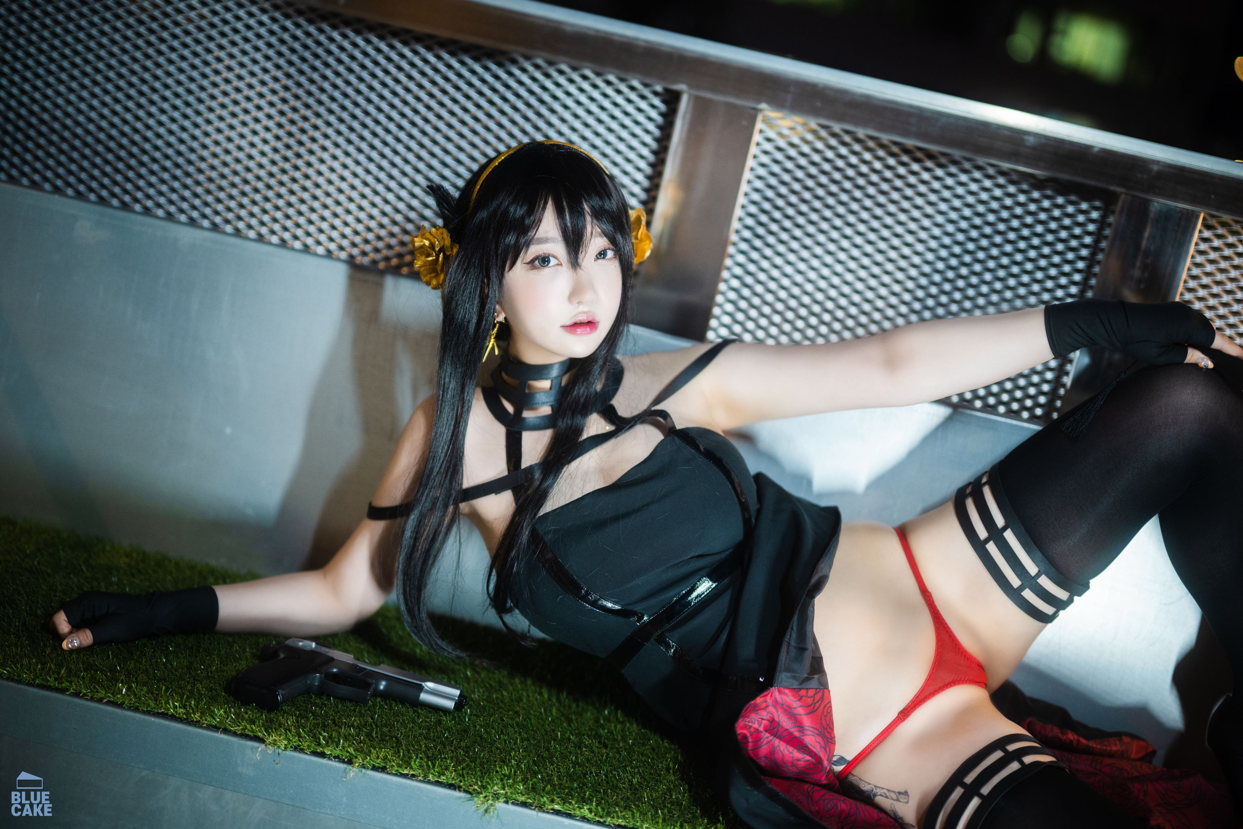 YeEun_BlackRose_RED043精选