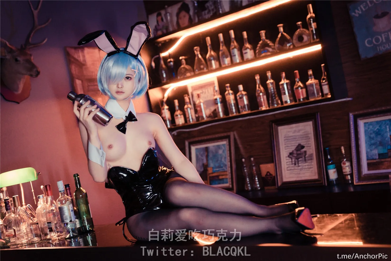 白莉爱吃巧克力蕾姆兔女郎71P0625独家发布