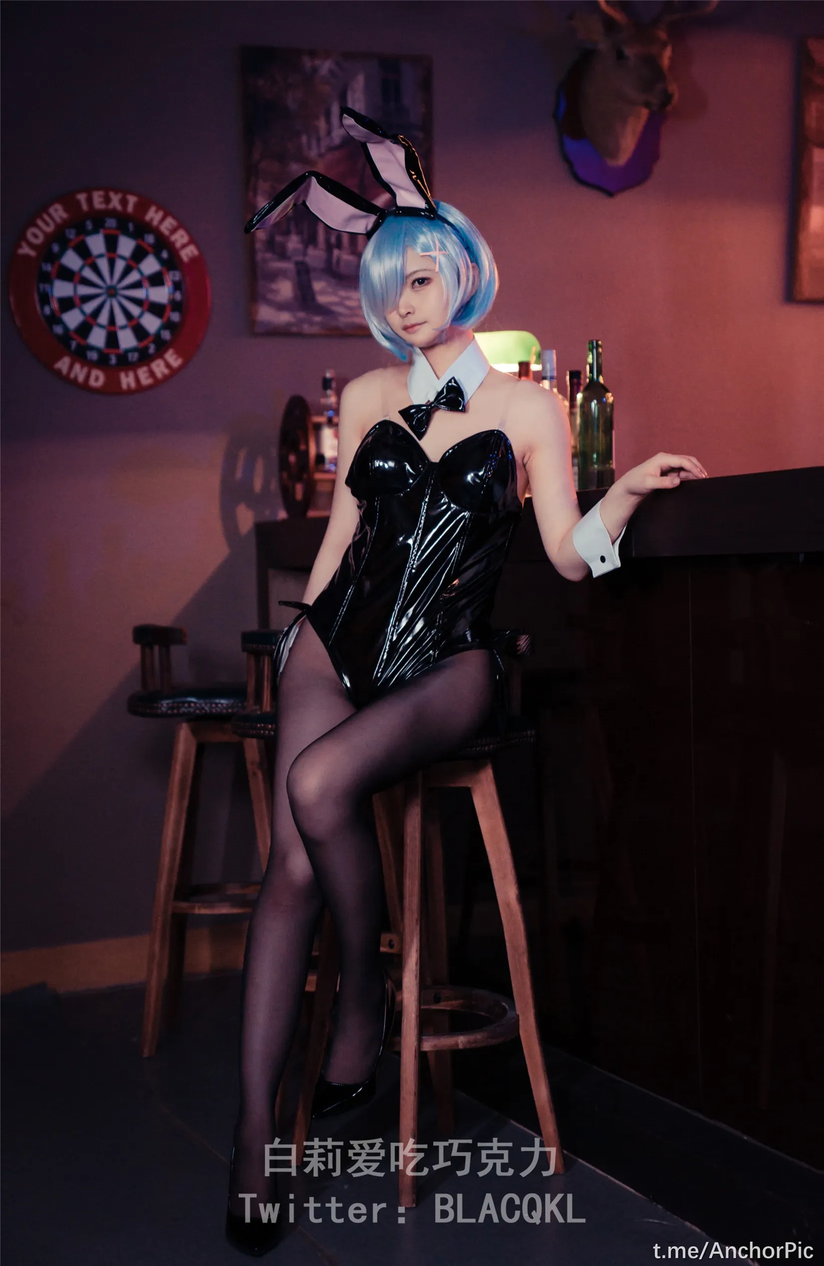 白莉爱吃巧克力蕾姆兔女郎71P0625独家发布
