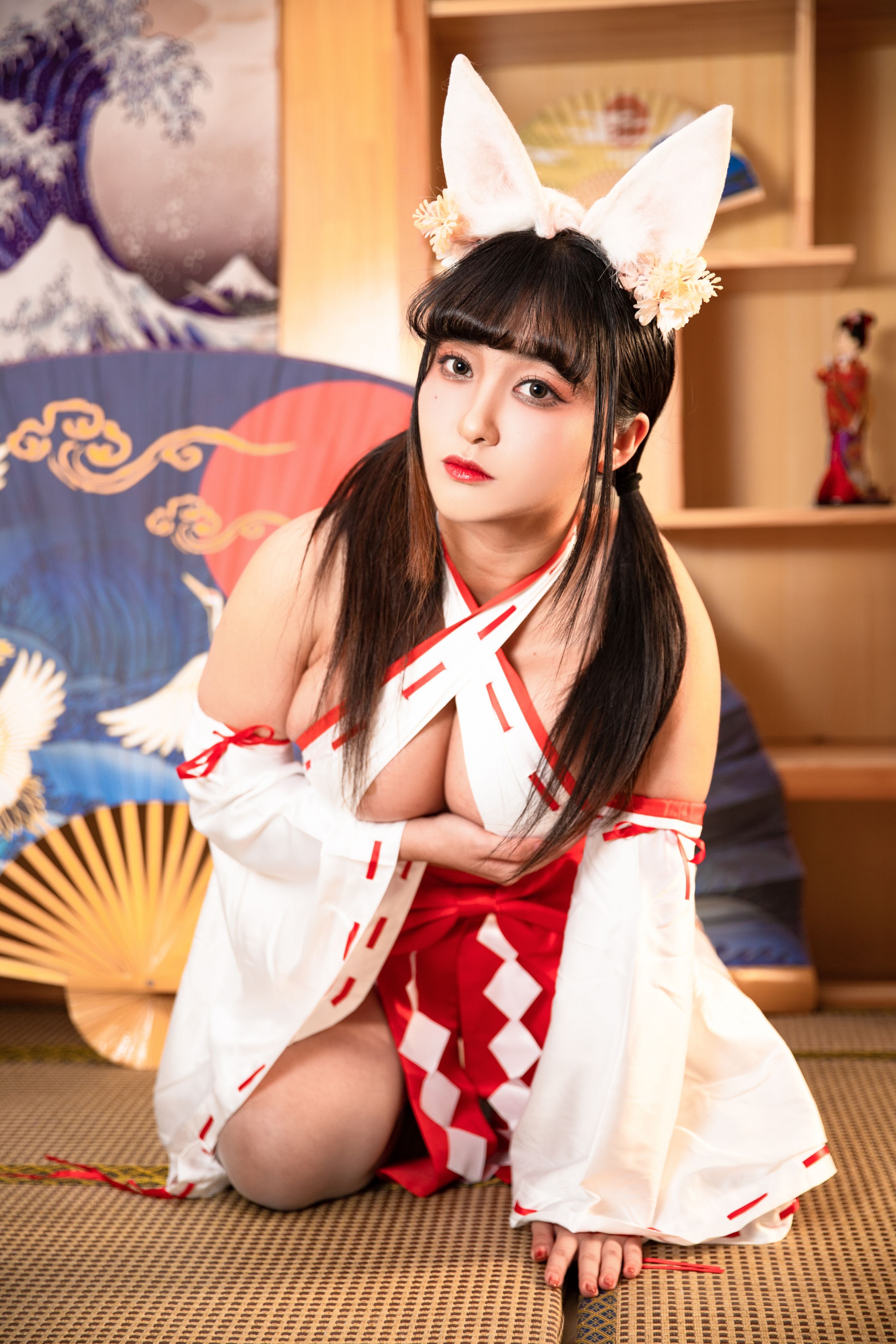 洛璃LoLiSAMA巫女2078P108GB4K图集