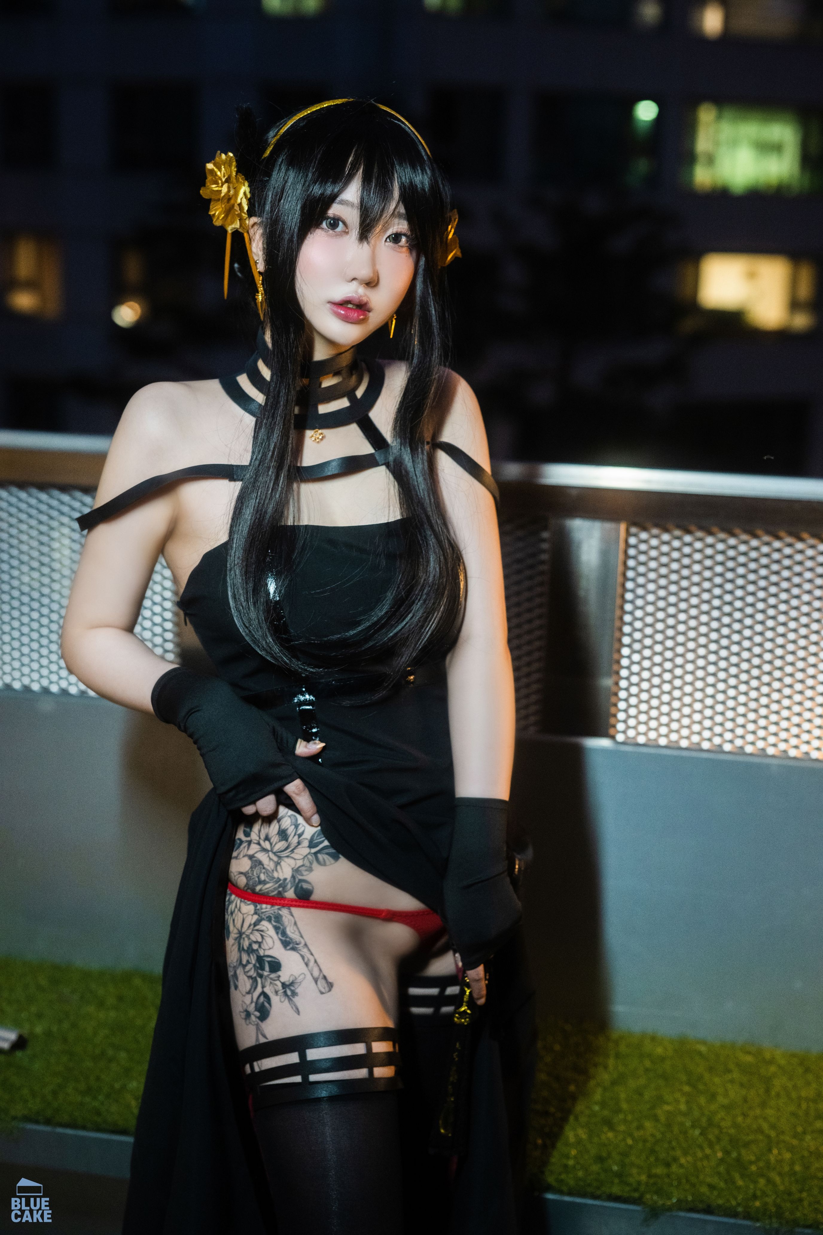 YeEun_BlackRose_RED043精选