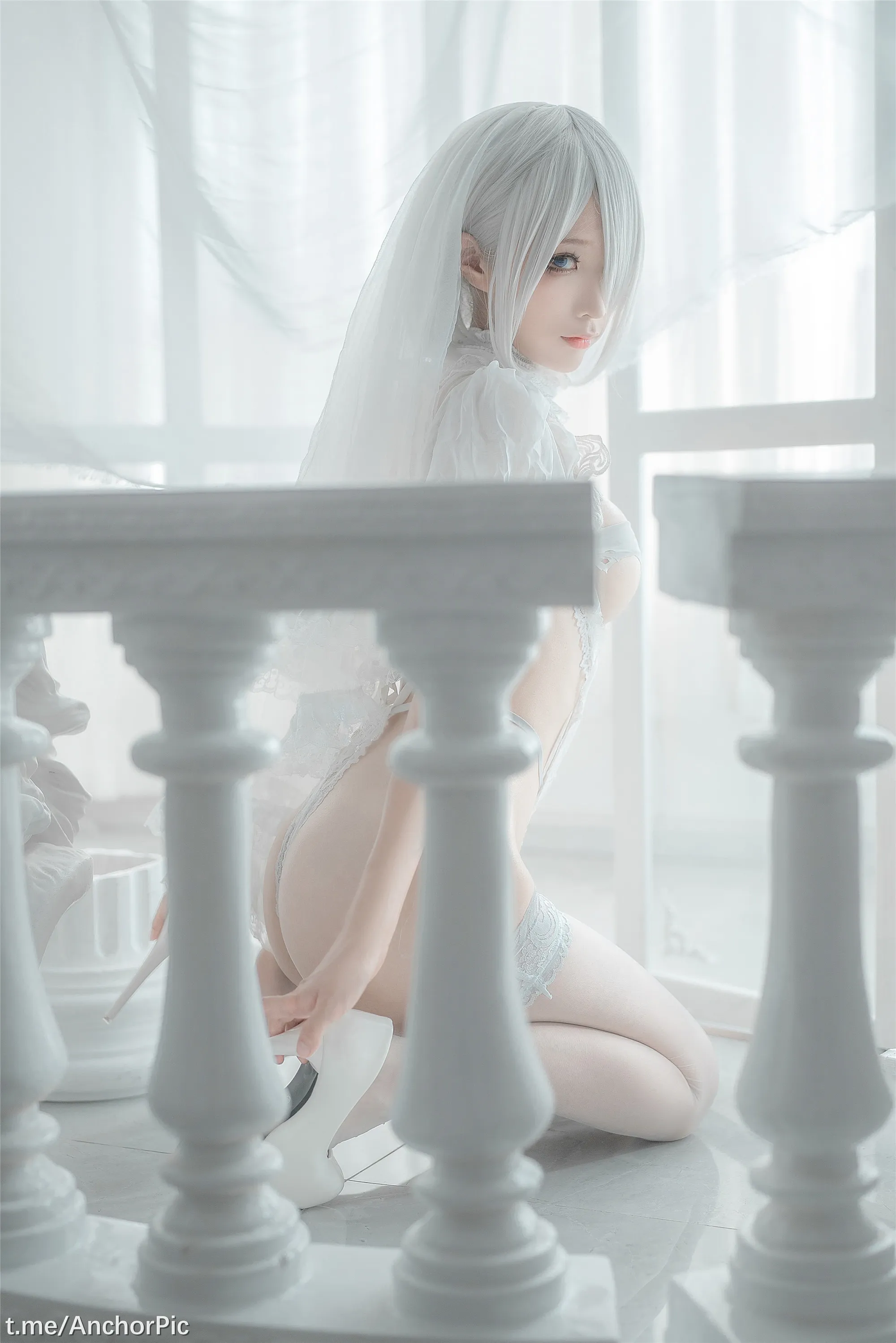 蠢沫沫2B白婚纱60P0704精选