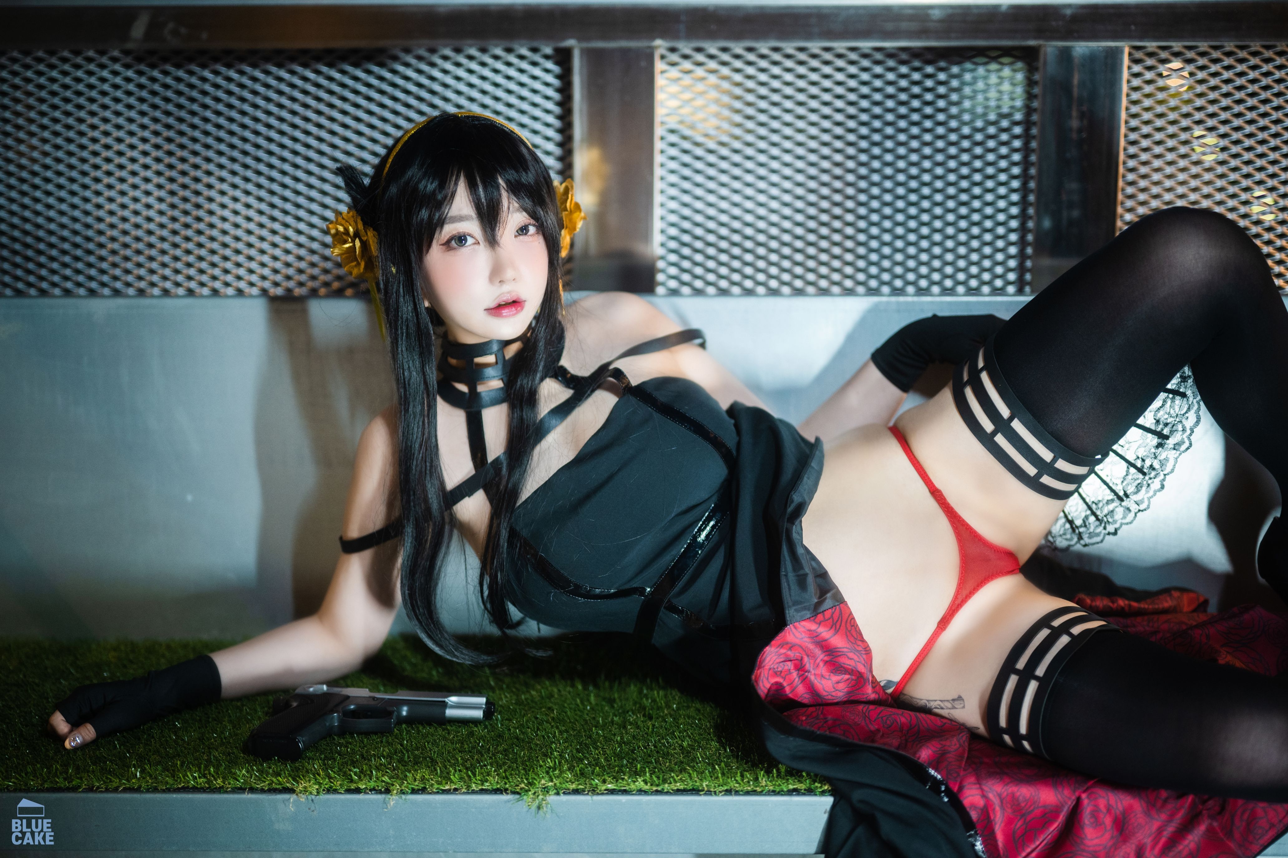 YeEun_BlackRose_RED043精选