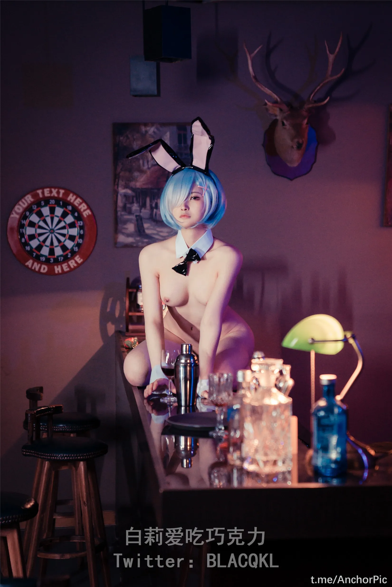 白莉爱吃巧克力蕾姆兔女郎71P0625独家发布