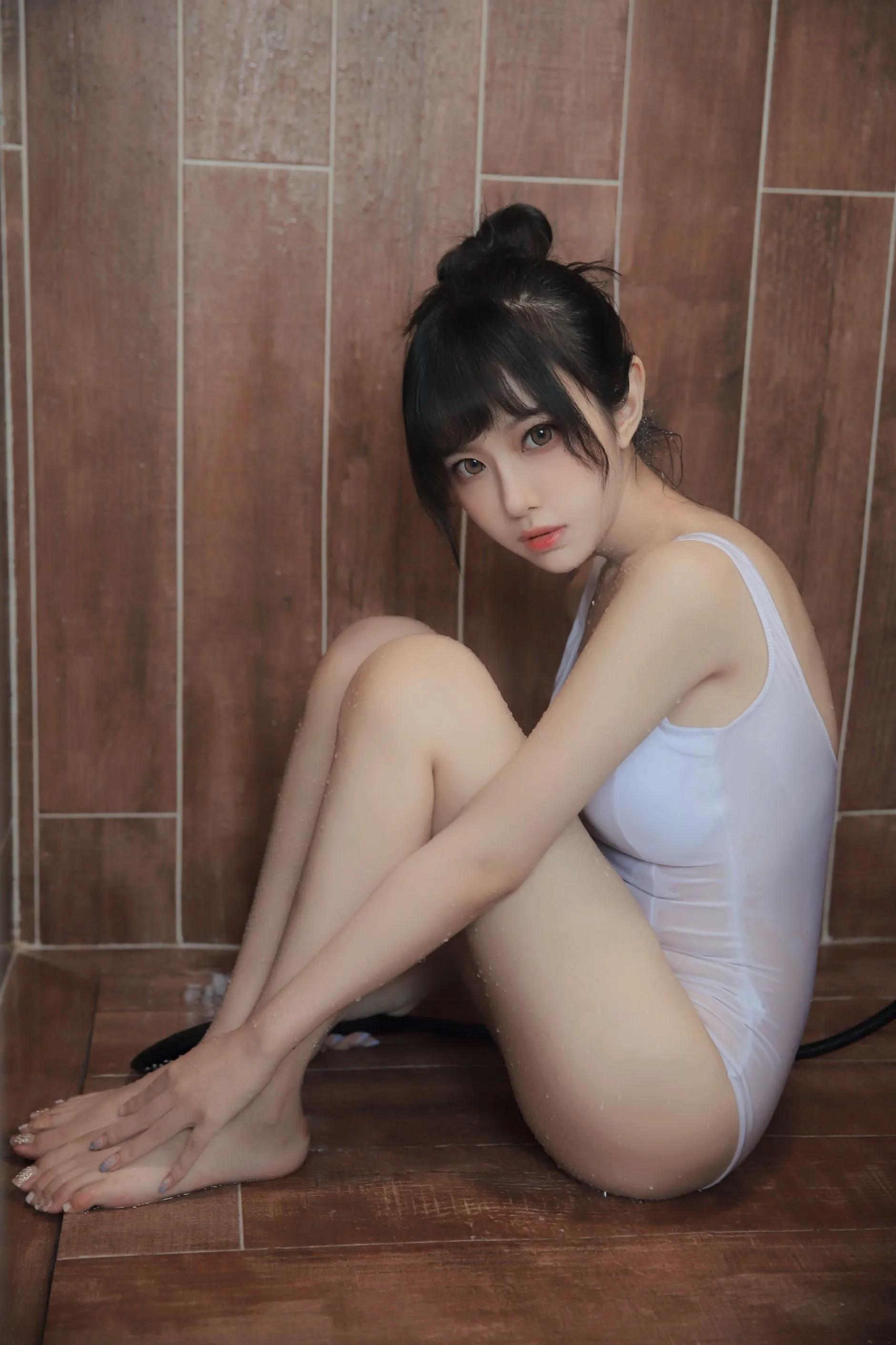 Shika小鹿鹿半透浴室22P51MB0613网红写真