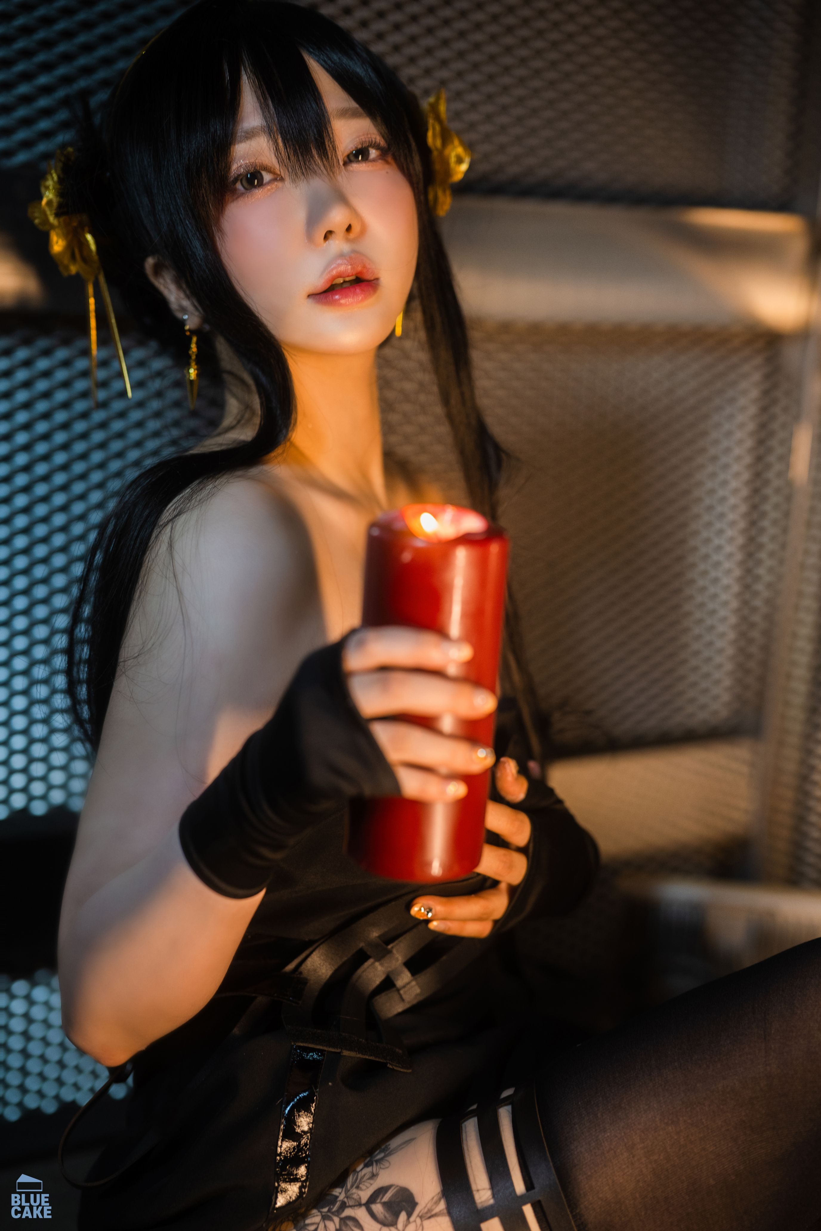YeEun_BlackRose_RED043精选