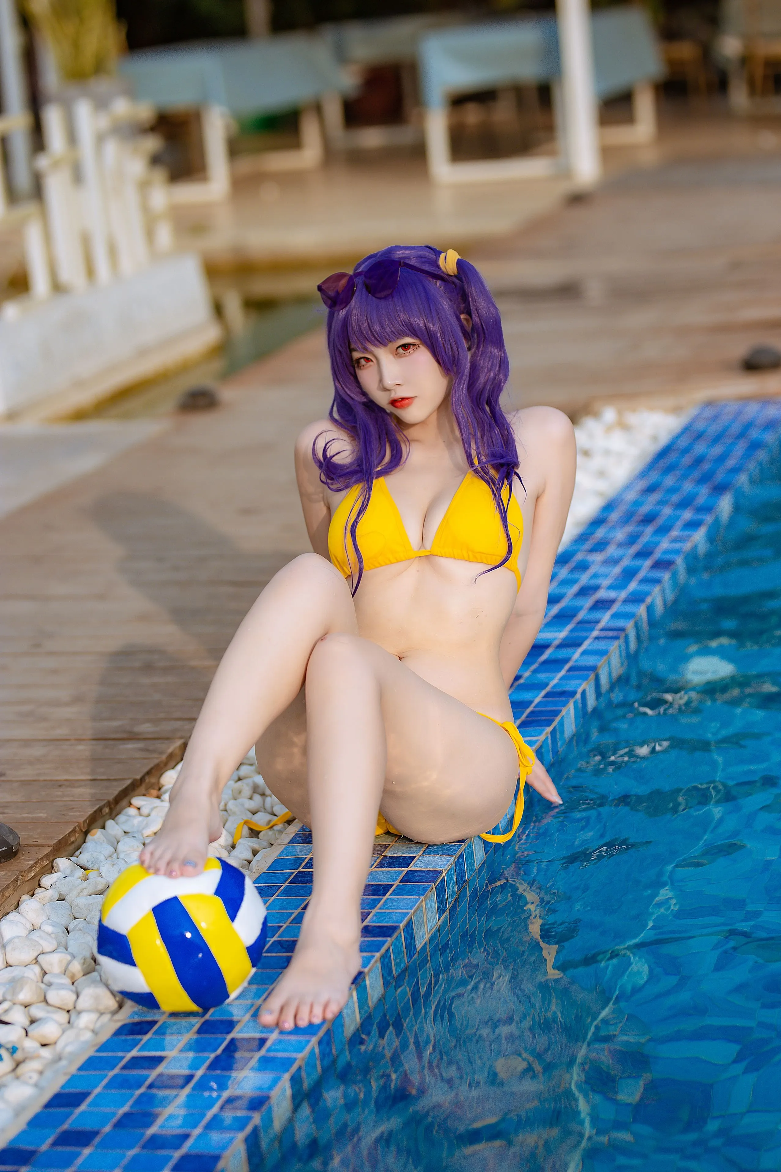二佐Nisa碧蓝波拉泳装20P364MB1222原版写真