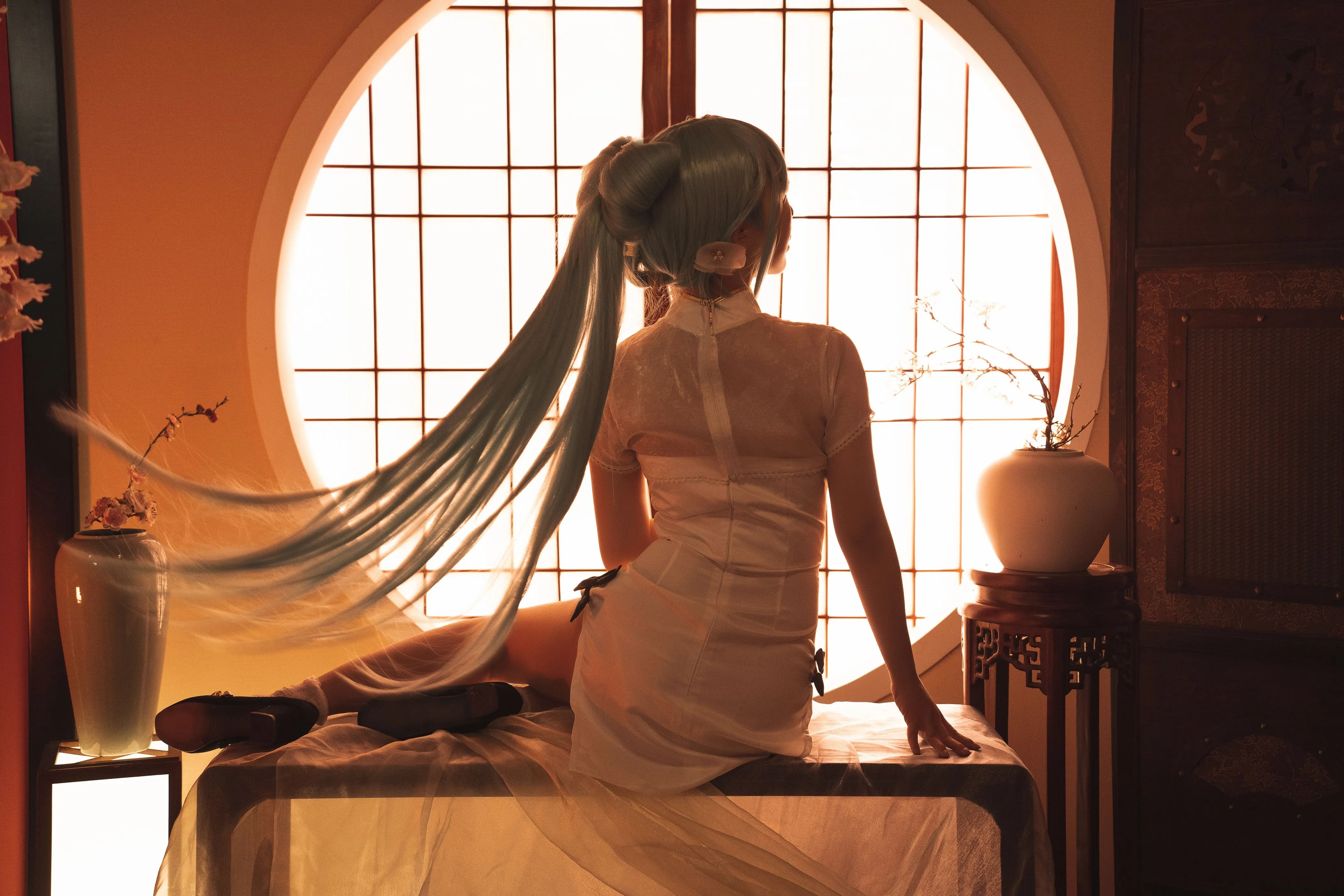 面饼仙儿初音旗袍28P514MB热门写真
