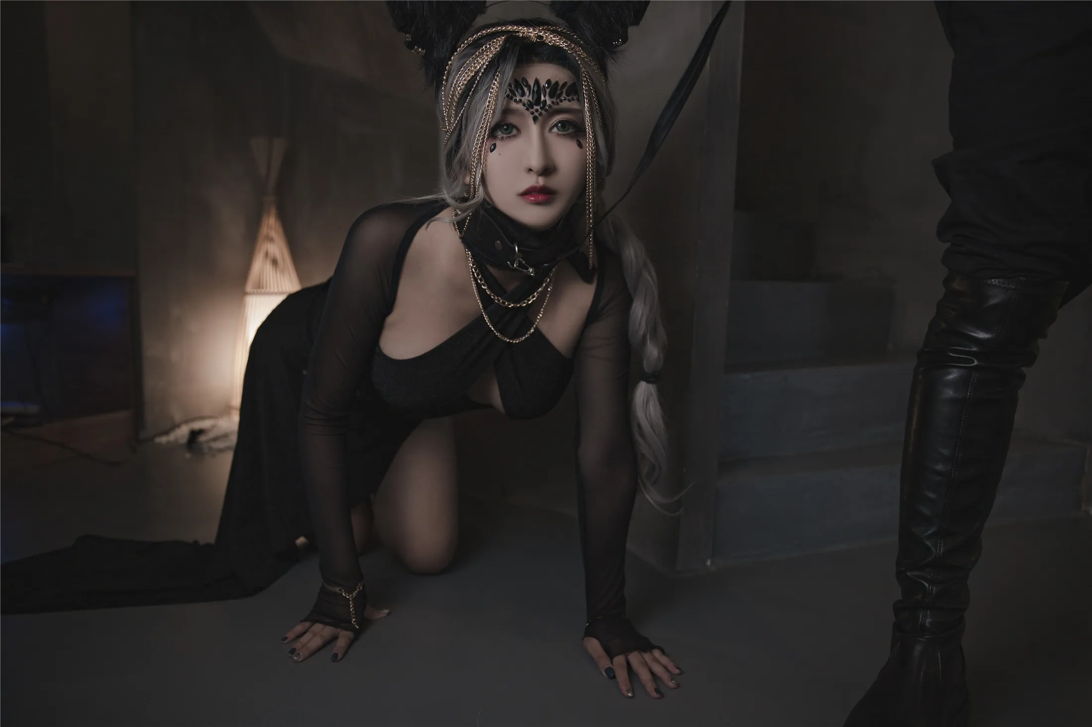 洛璃LoLiSAMA狼少女狼女的调教130P0306精选