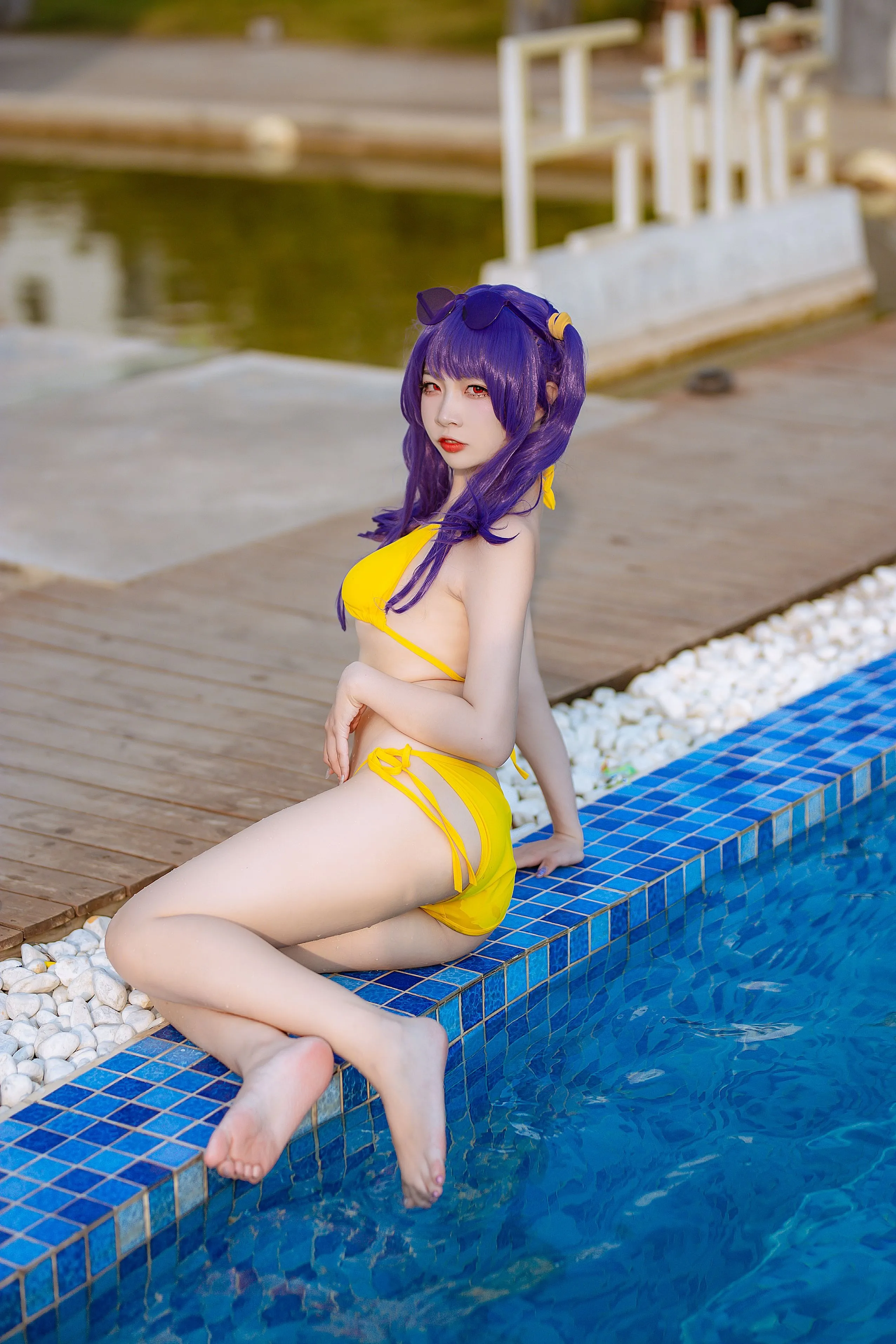 二佐Nisa碧蓝波拉泳装20P364MB1222原版写真