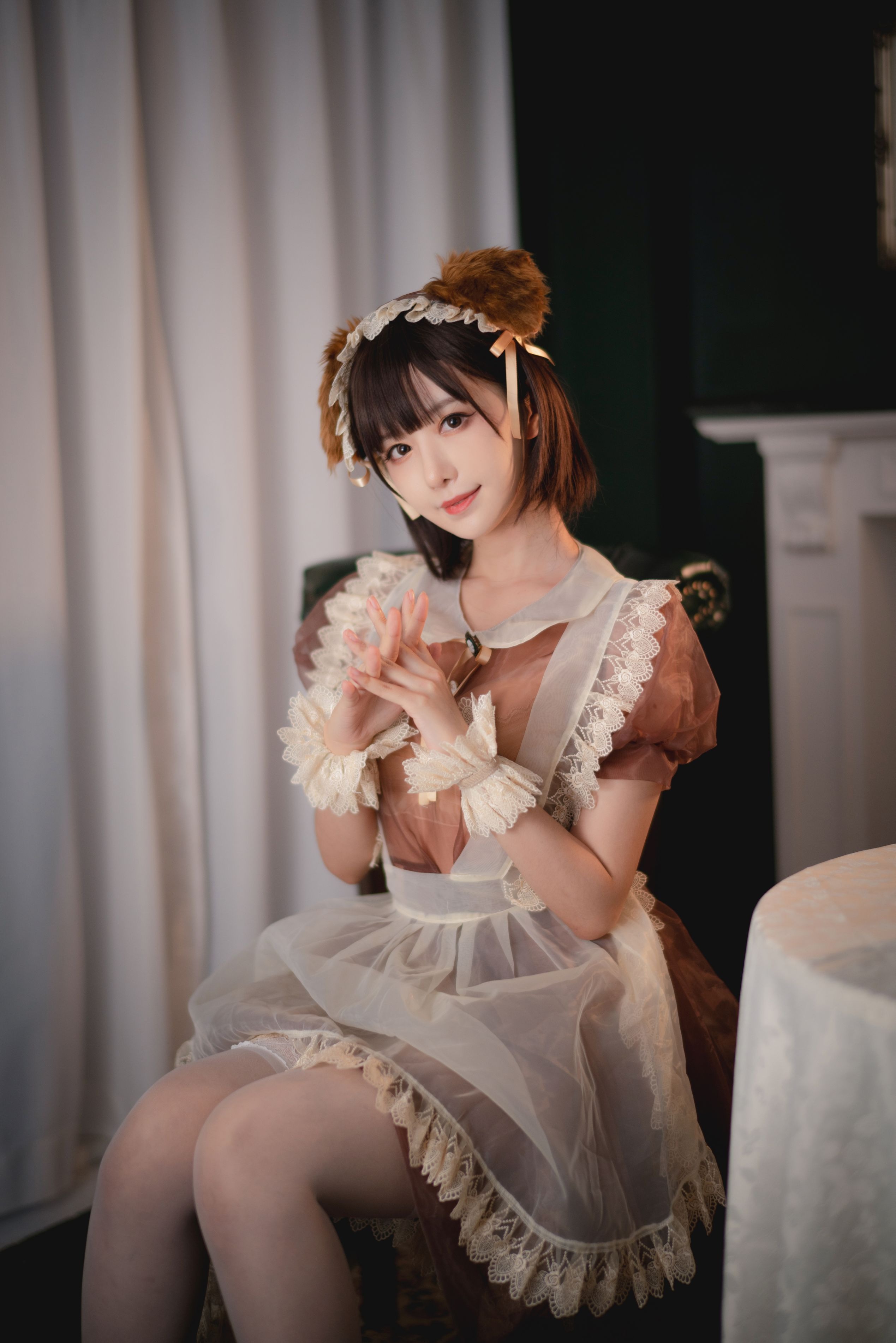 Shika小鹿鹿NO77透明女仆22P438MB0321限时福利