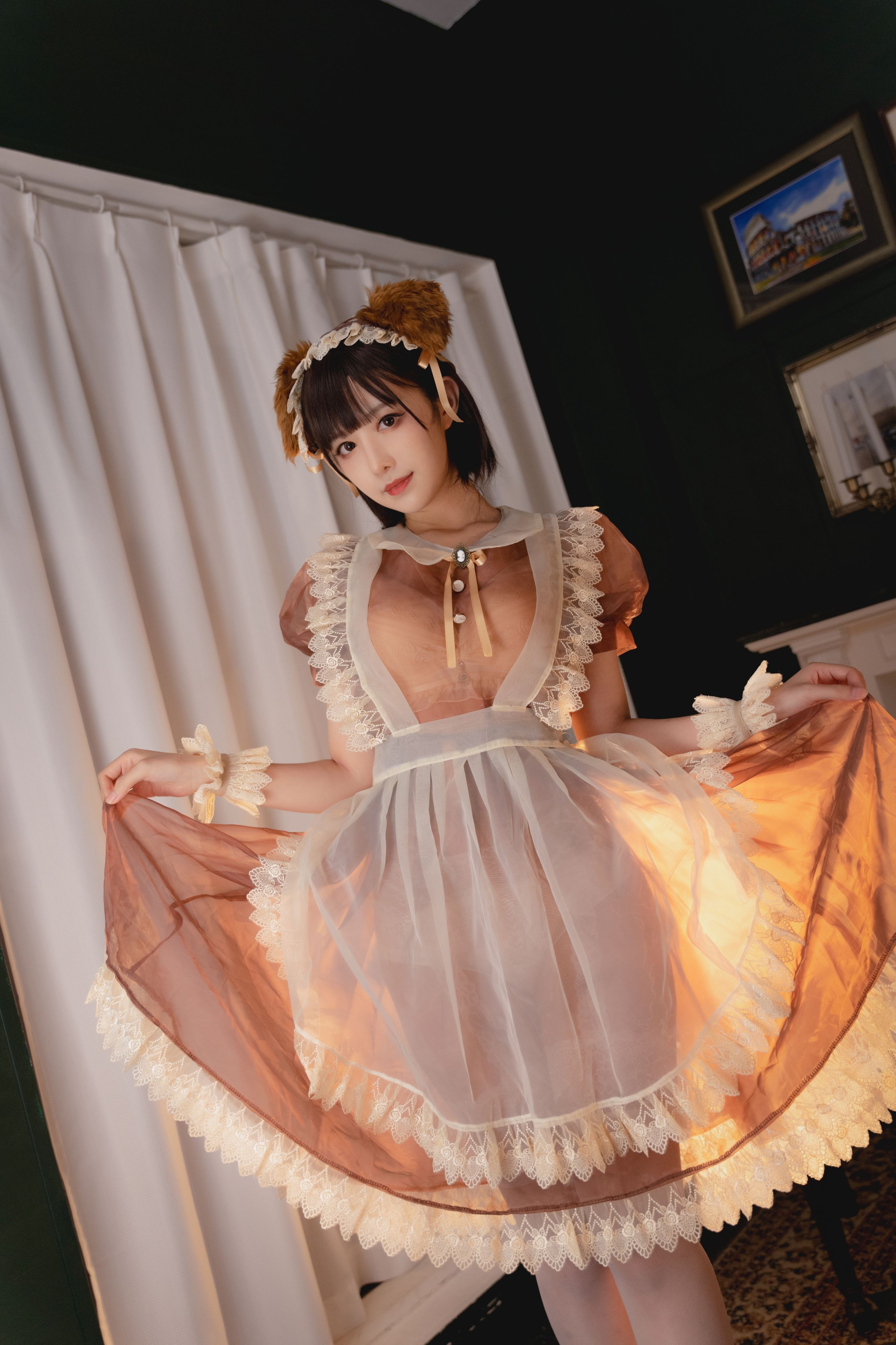Shika小鹿鹿NO77透明女仆22P438MB0321限时福利