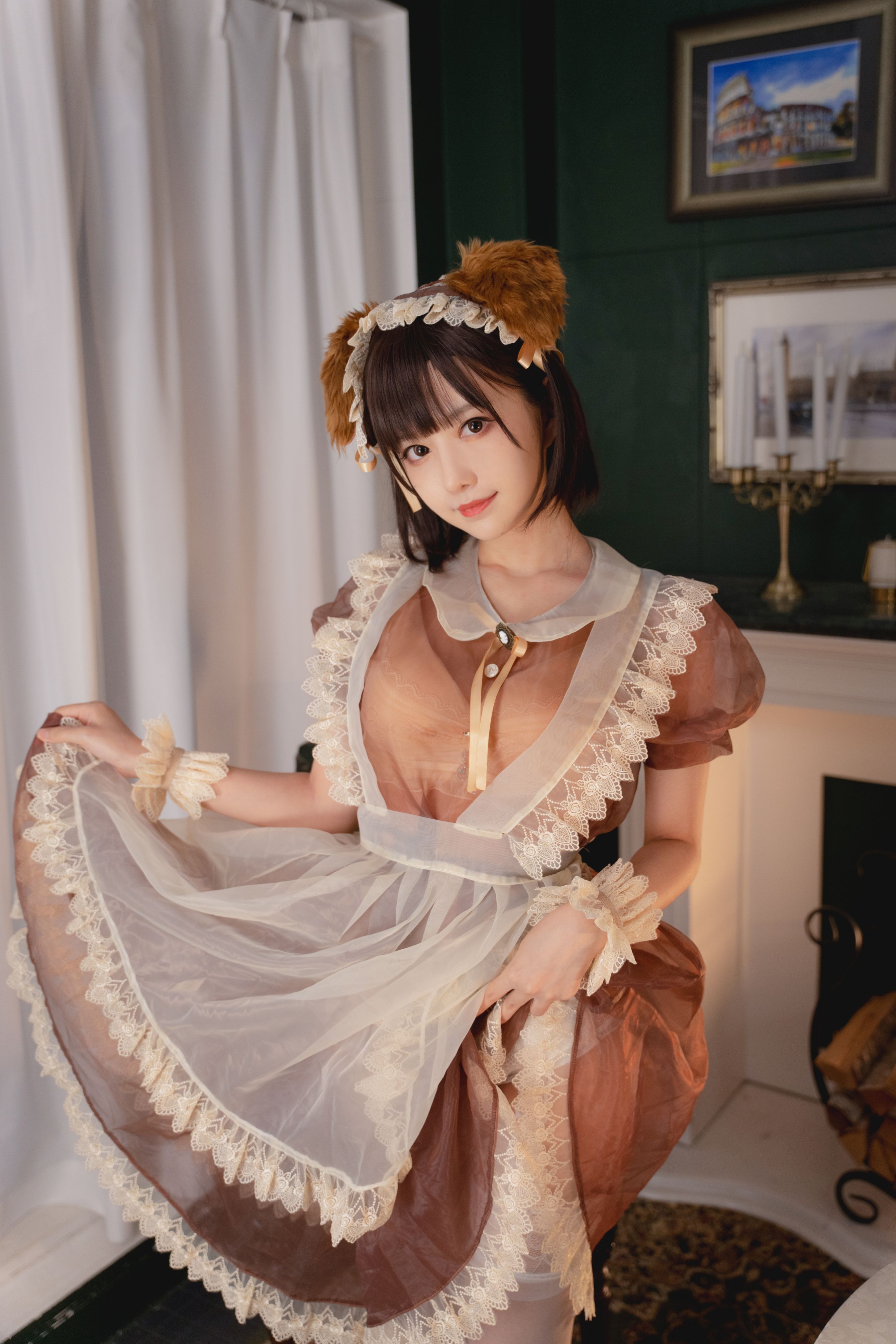 Shika小鹿鹿NO77透明女仆22P438MB0321限时福利