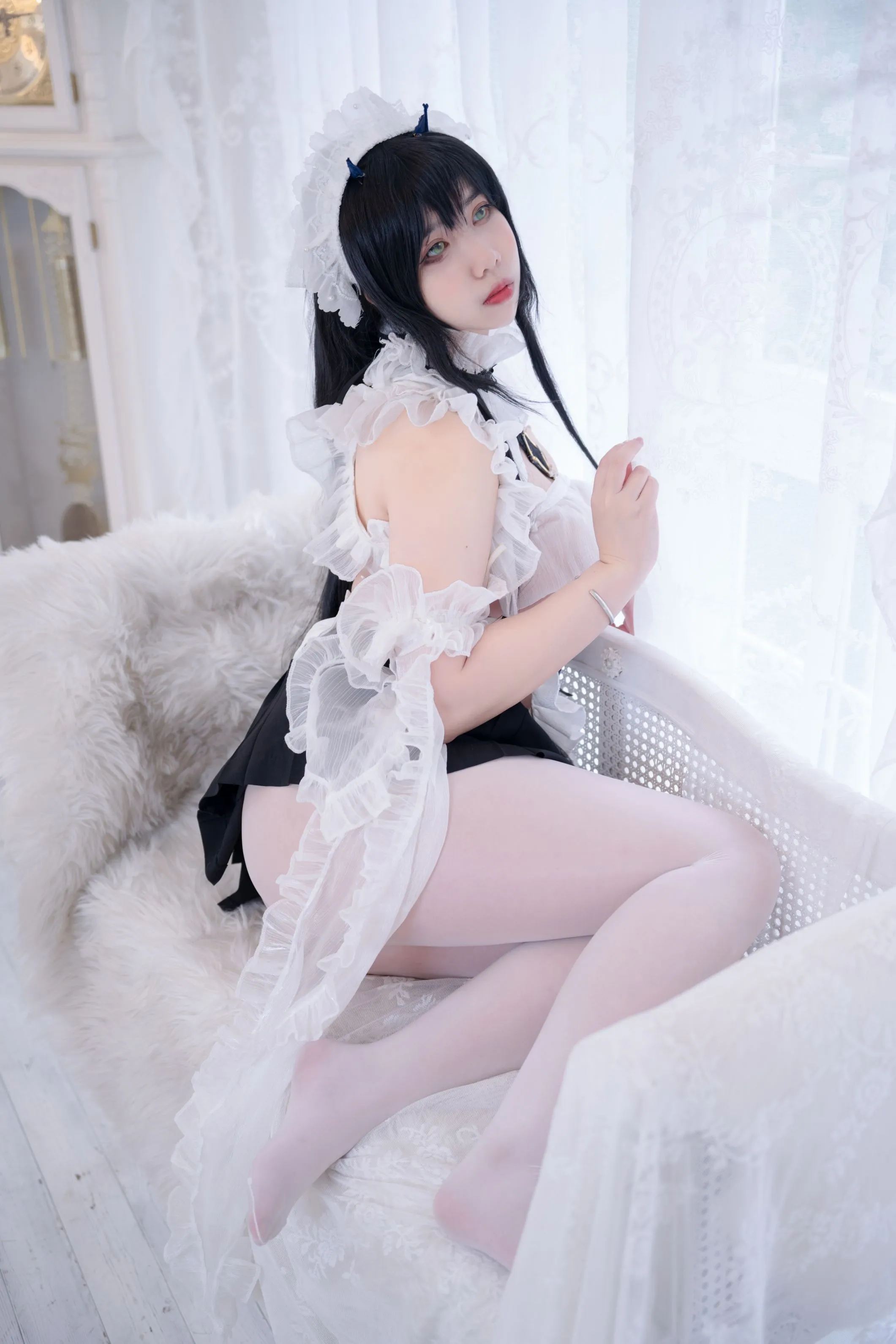 魅瞳Meroko002碧蓝航线不挠女仆没干劲的小姐姐53P745MB0928高分推荐