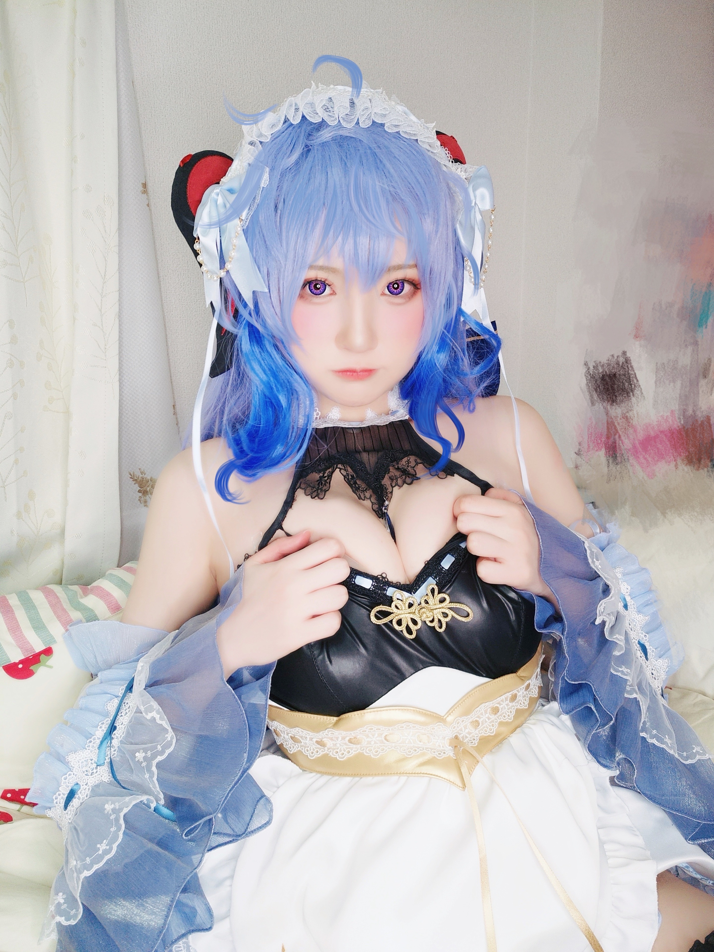 Yuki亭NO003甘雨メイド0311人气合集