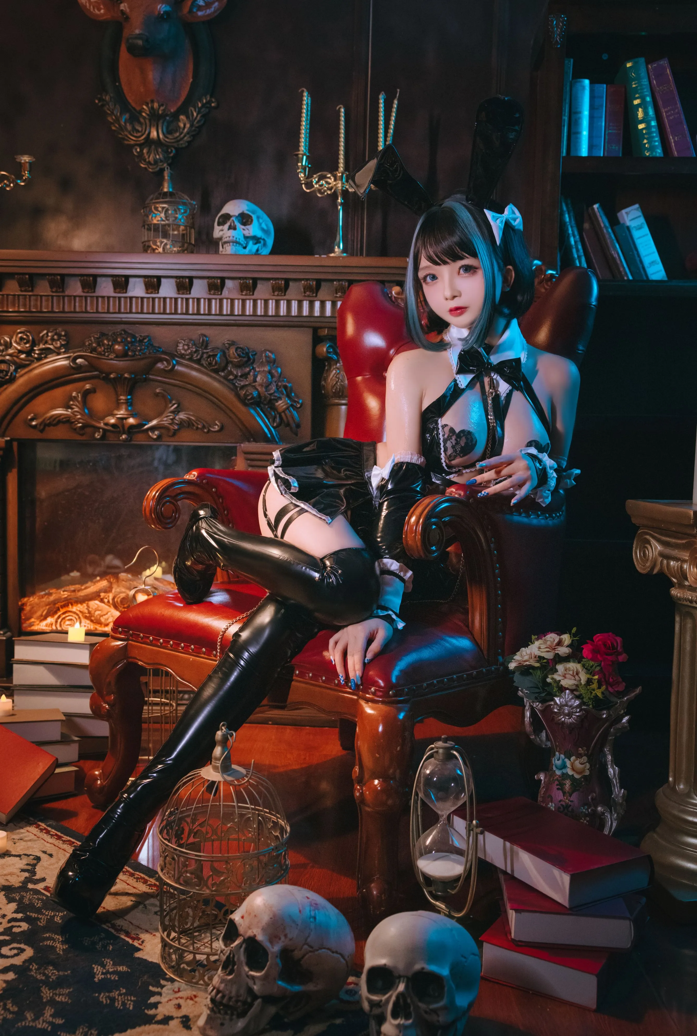日奈娇万圣恶魔皮衣66P139GB爆款写真