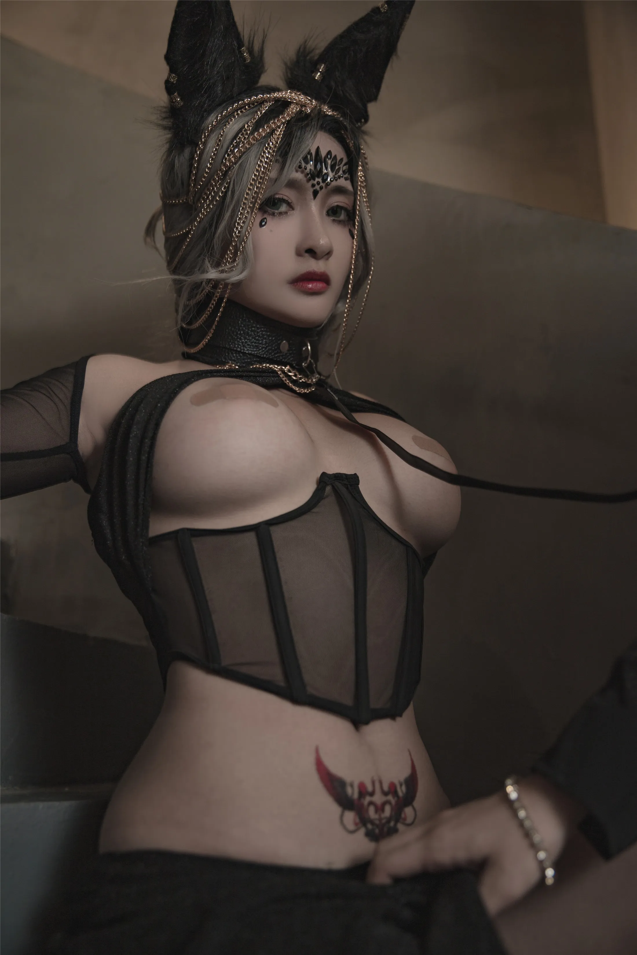 洛璃LoLiSAMA狼少女狼女的调教130P0306精选