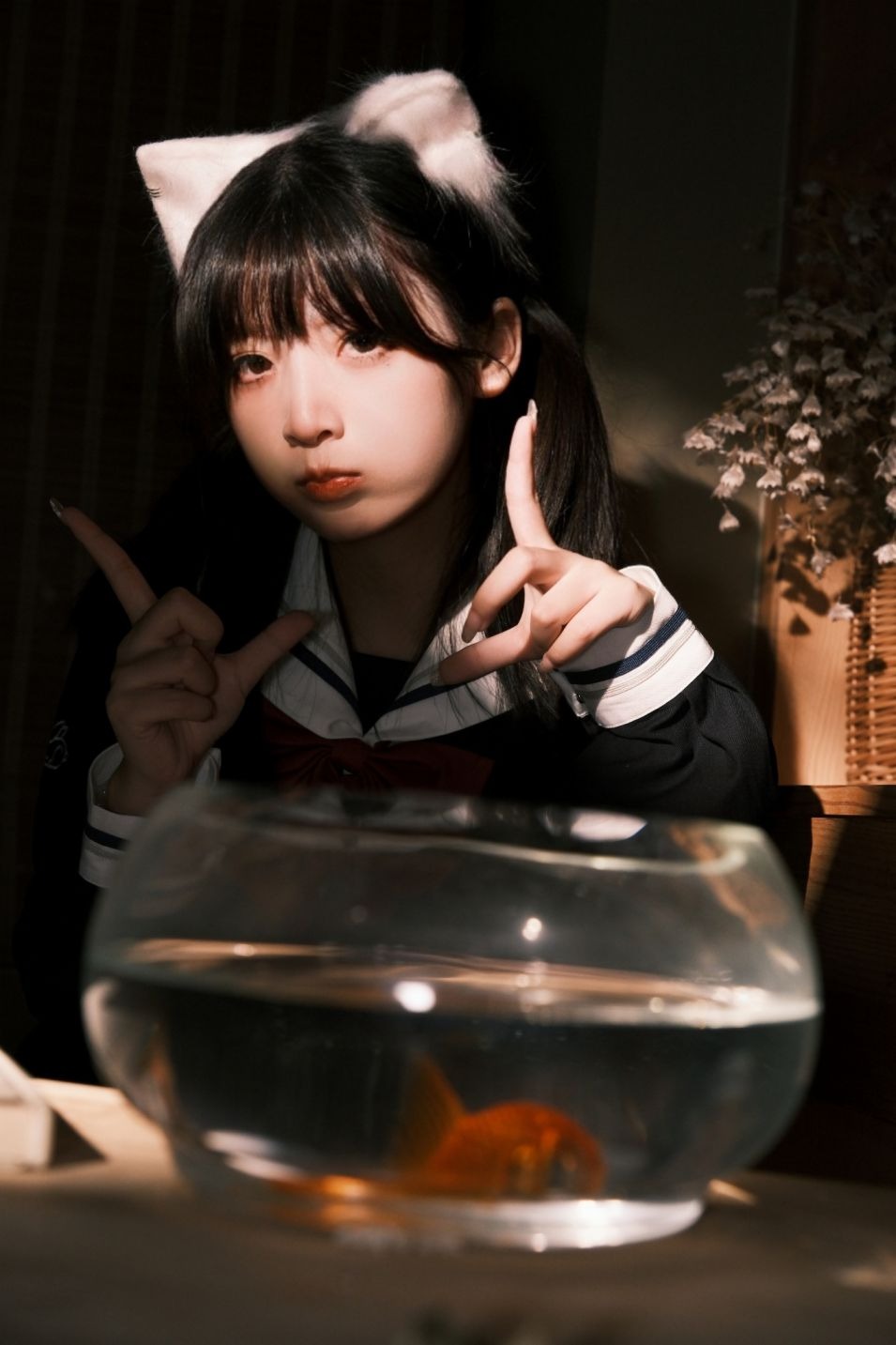 星野柒兔放课后的吔鱼少女59P1V417MB放学少女主题cos59张1视频417MB完整合集