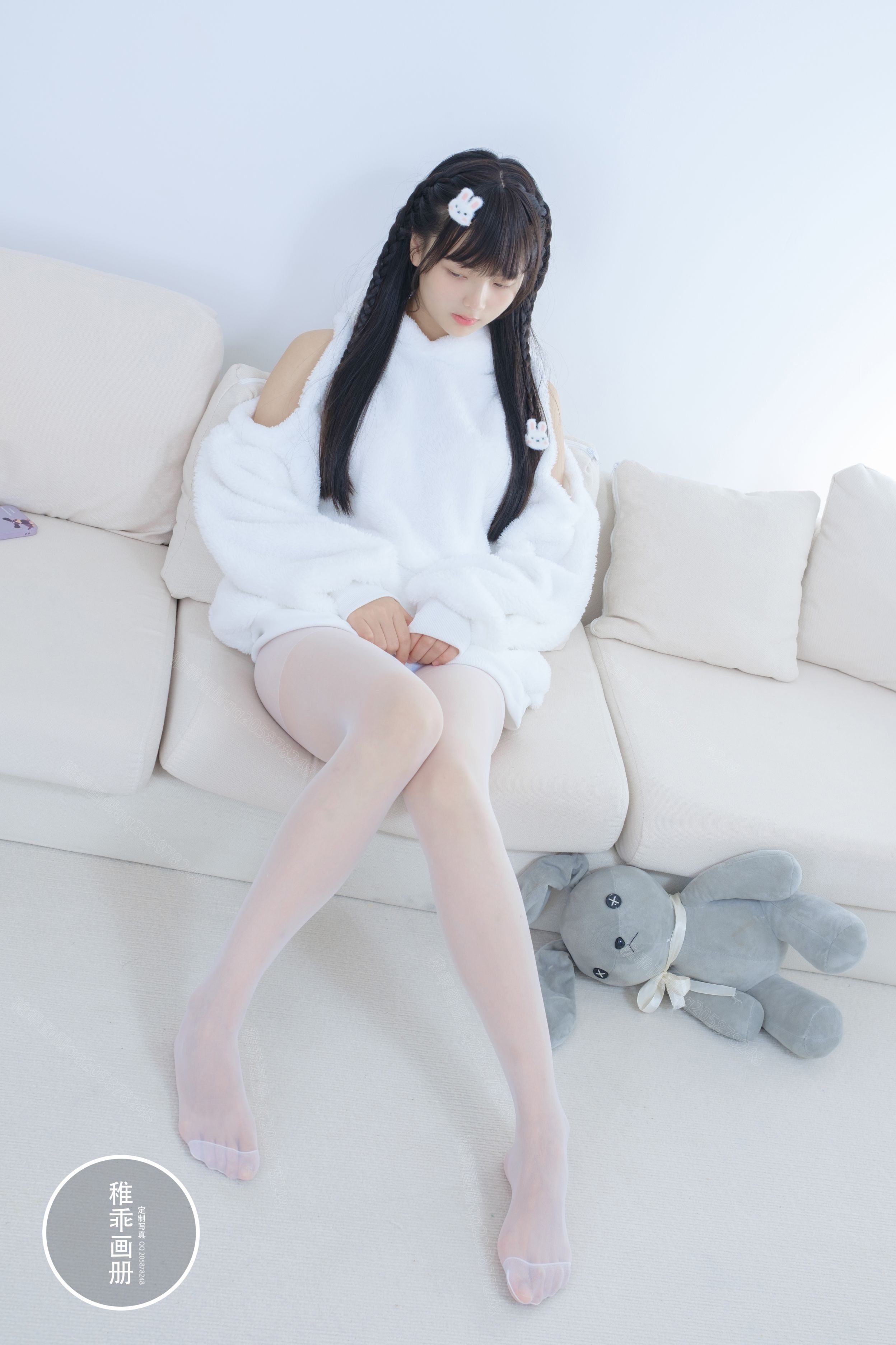 稚乖画册晴空10夜夜白丝双马尾80P1V185GB1016全集