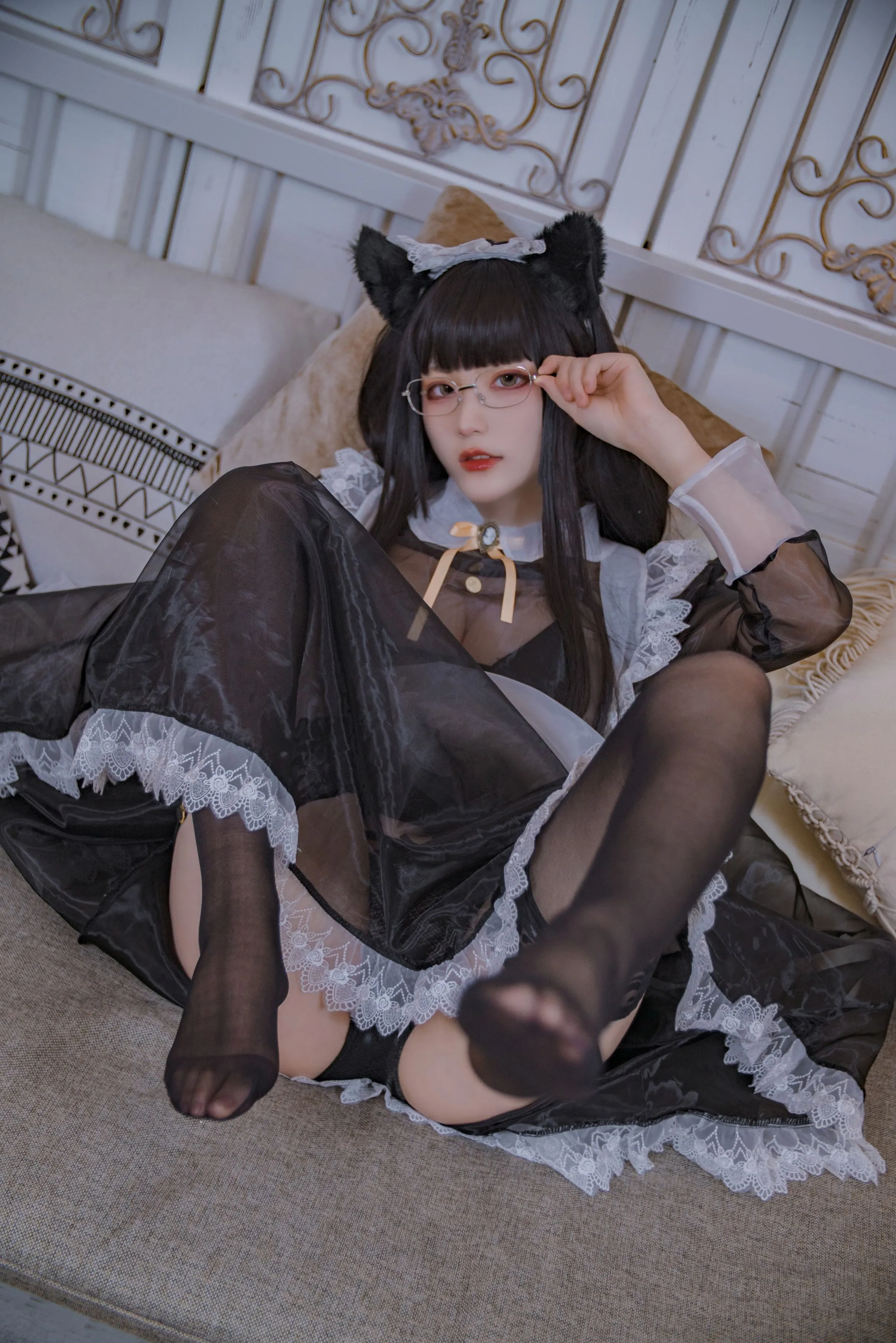 NO003黑色透明女仆54P598MB0913福利资源