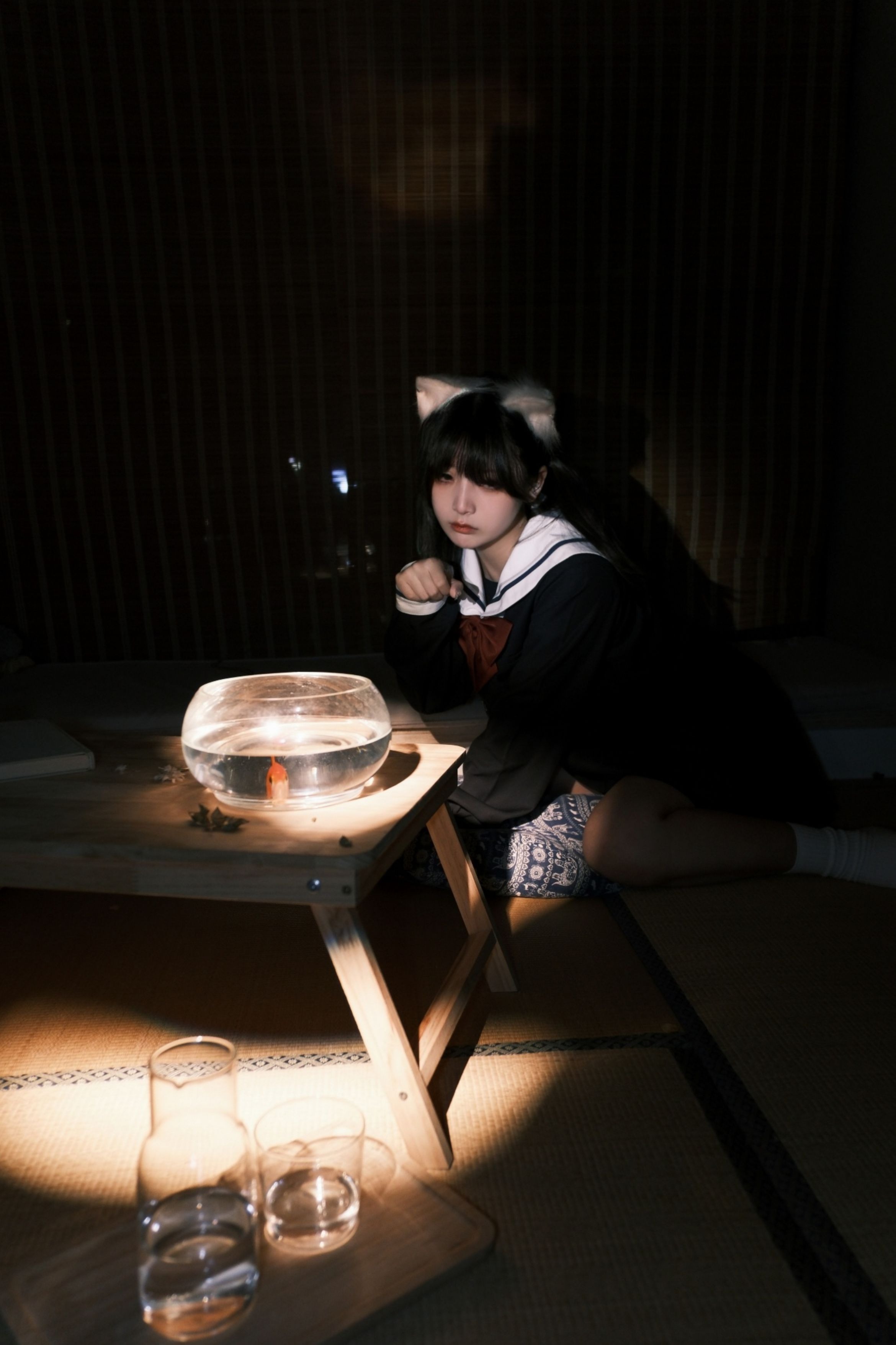 星野柒兔放课后的吔鱼少女59P1V417MB放学少女主题cos59张1视频417MB完整合集