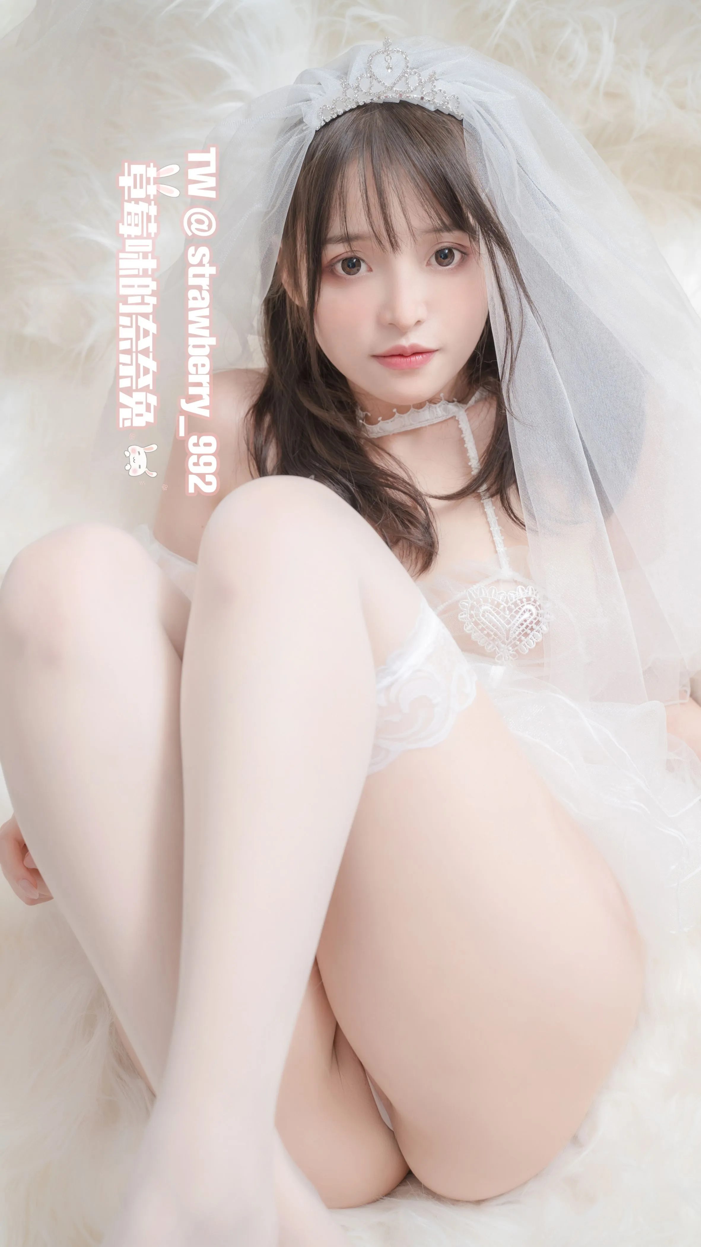 草莓味的奈奈兔纯白花嫁32P0510精选