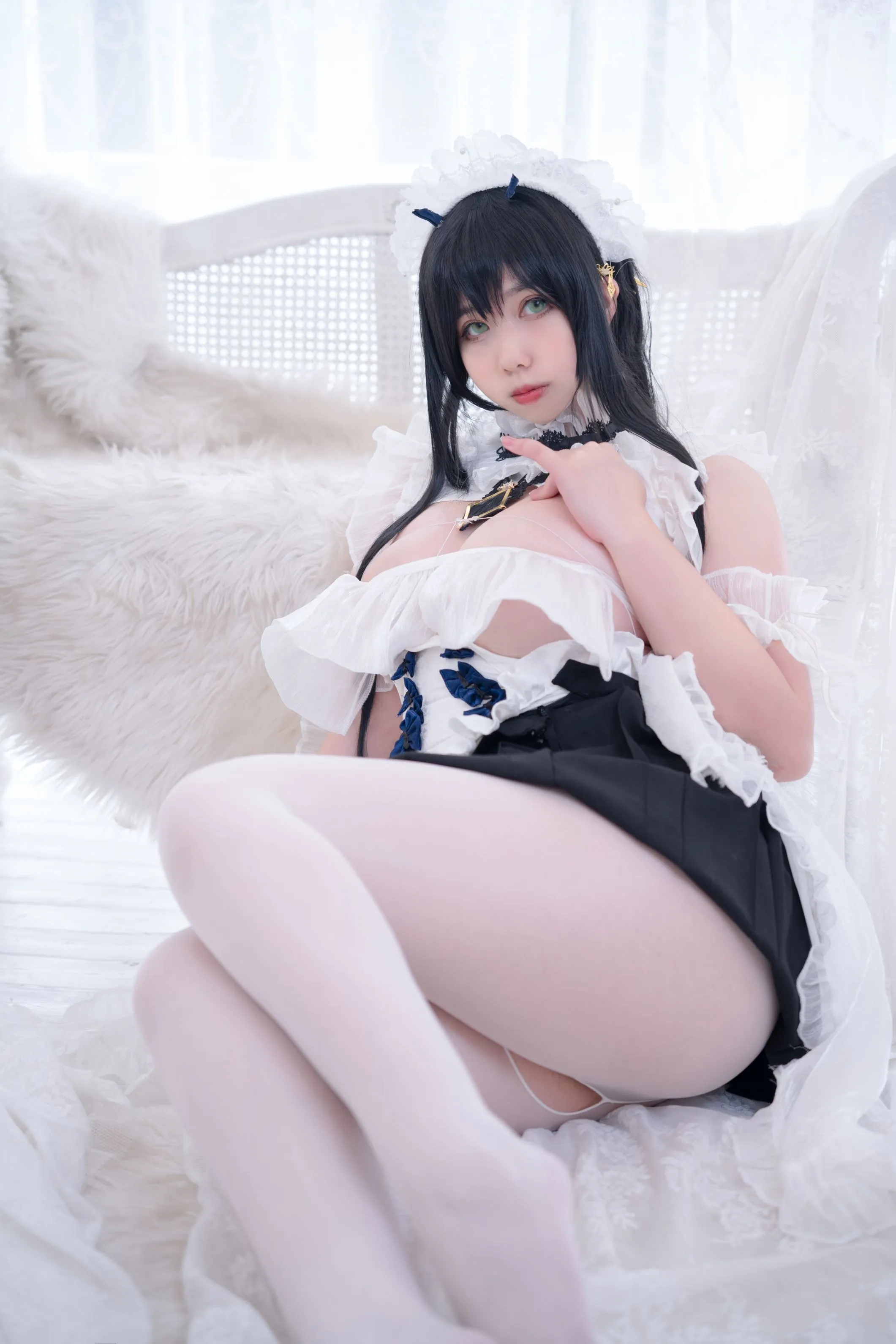 魅瞳Meroko002碧蓝航线不挠女仆没干劲的小姐姐53P745MB0928高分推荐