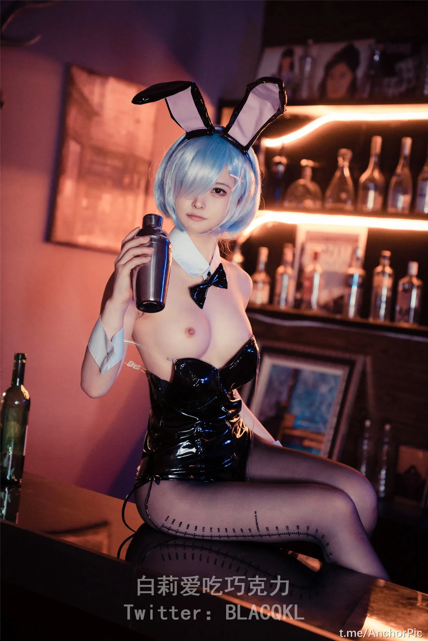 白莉爱吃巧克力蕾姆兔女郎71P0625独家发布