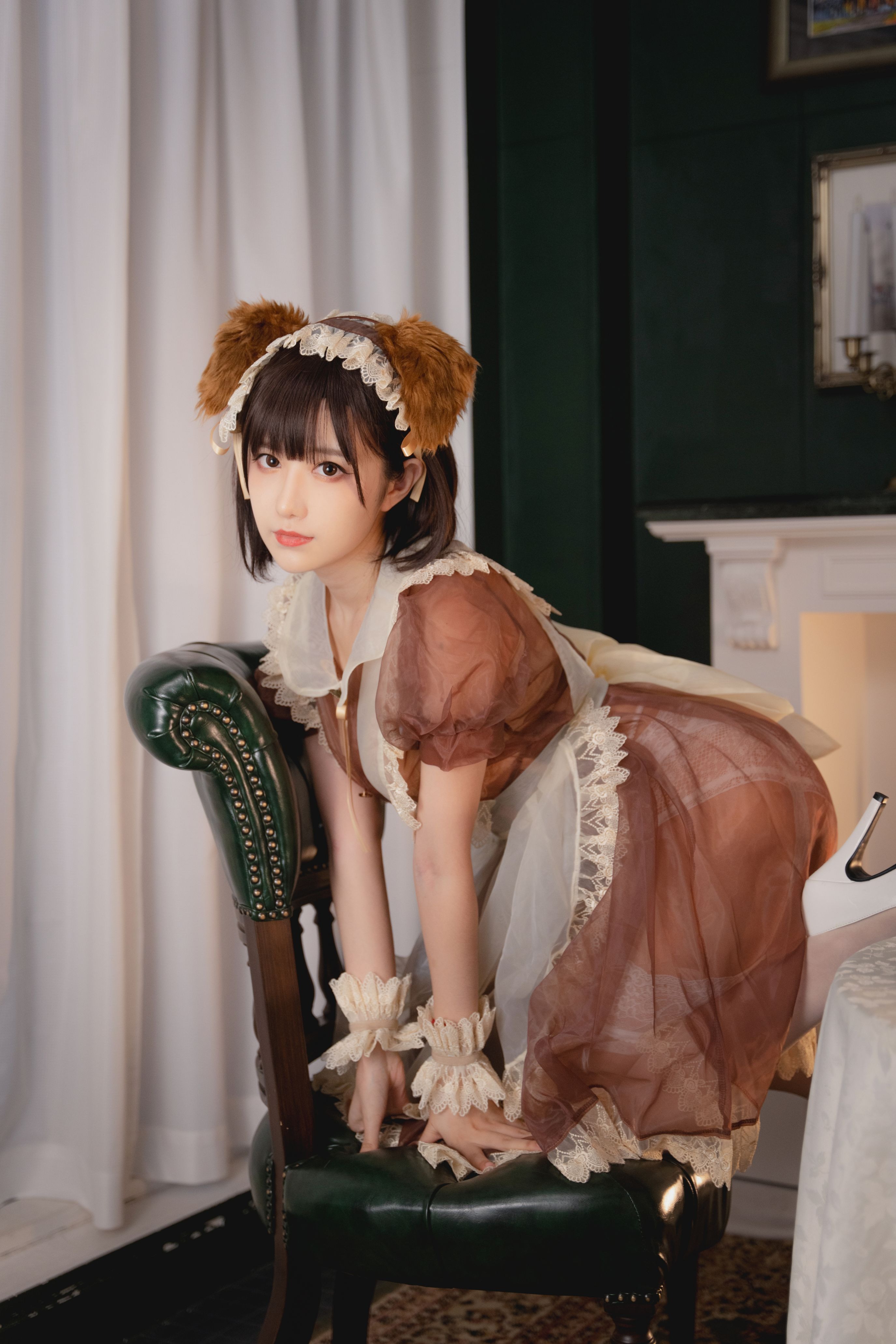 Shika小鹿鹿NO77透明女仆22P438MB0321限时福利