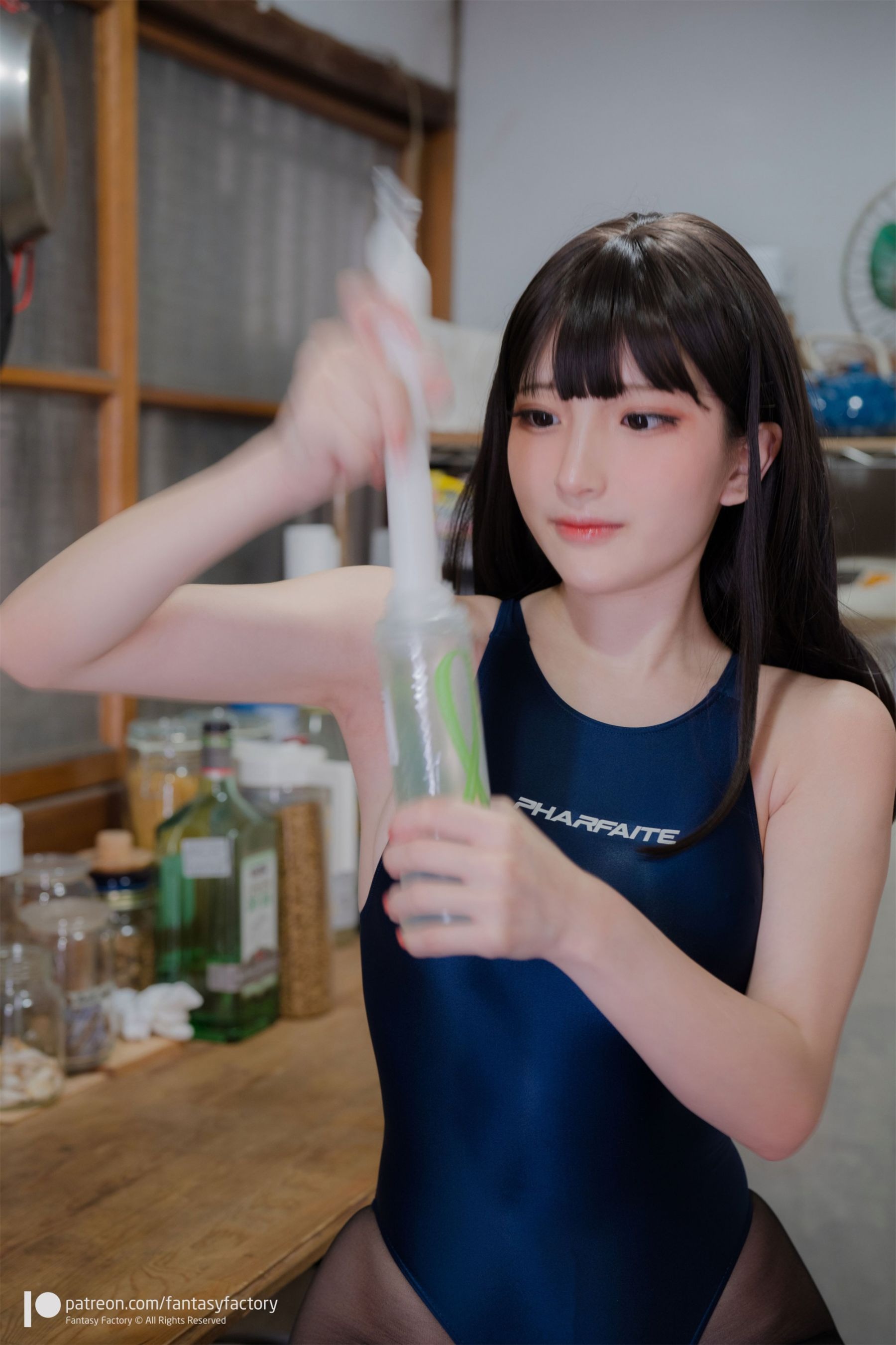 小丁FantasyFactoryKitchenCompetitionSwmsuit网红写真