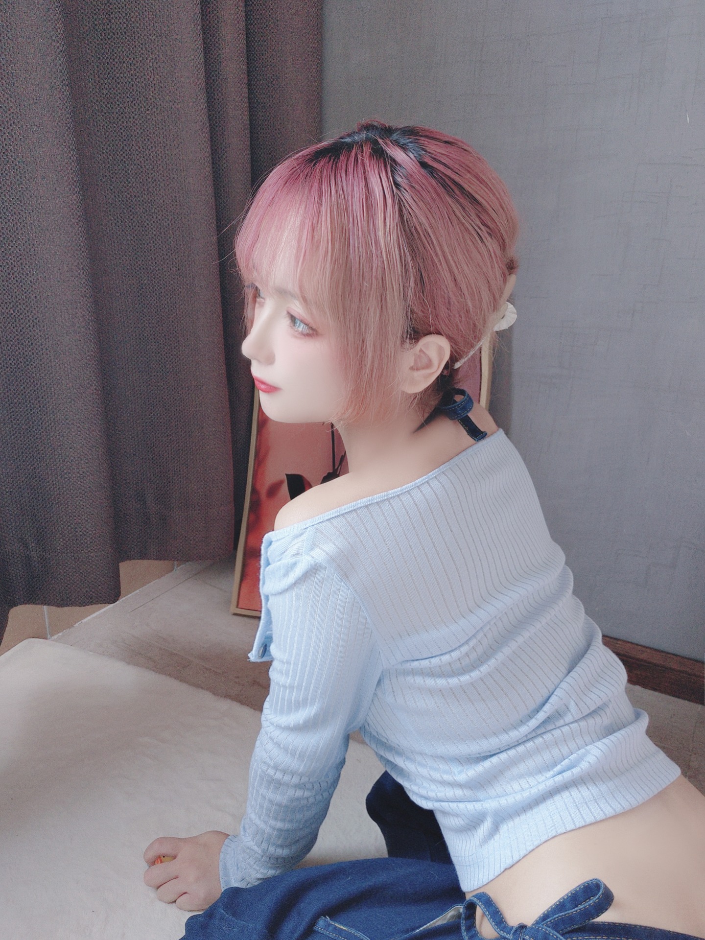 日奈娇牛仔裤自拍80P132MB套图