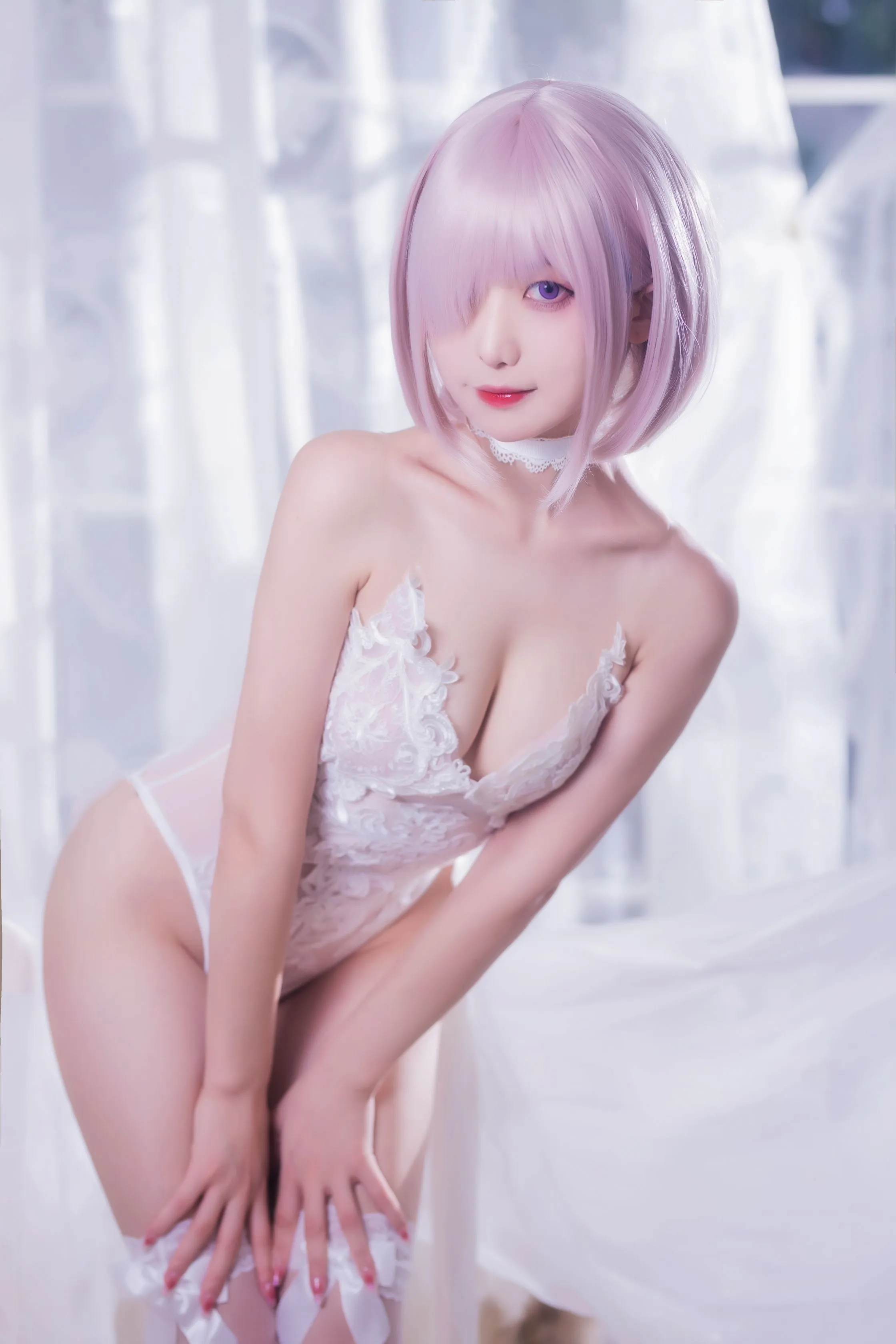 封疆疆v玛修婚纱网红写真