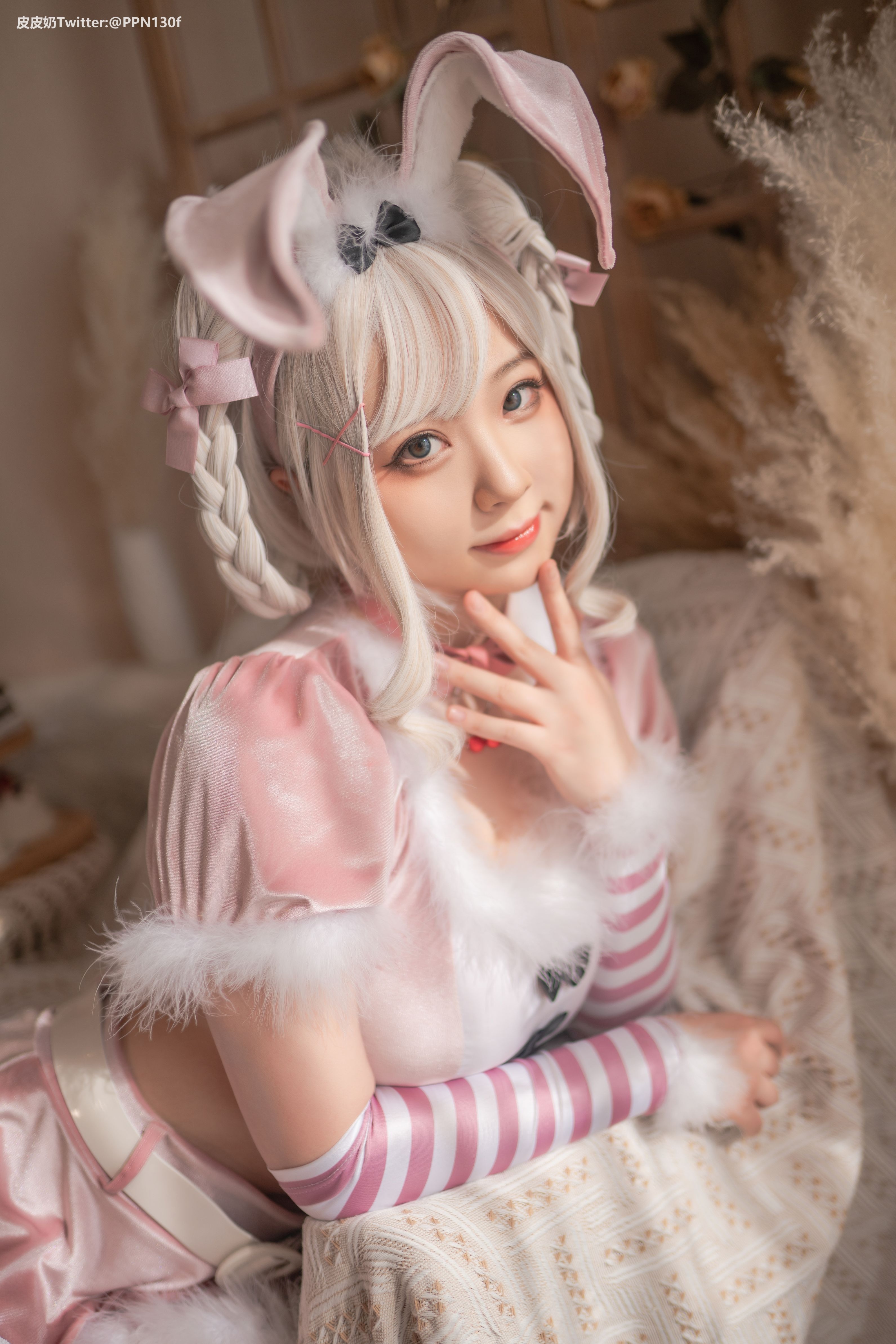 皮皮奶NO043Vol27粉色兔兔71P165GB0106完整合集