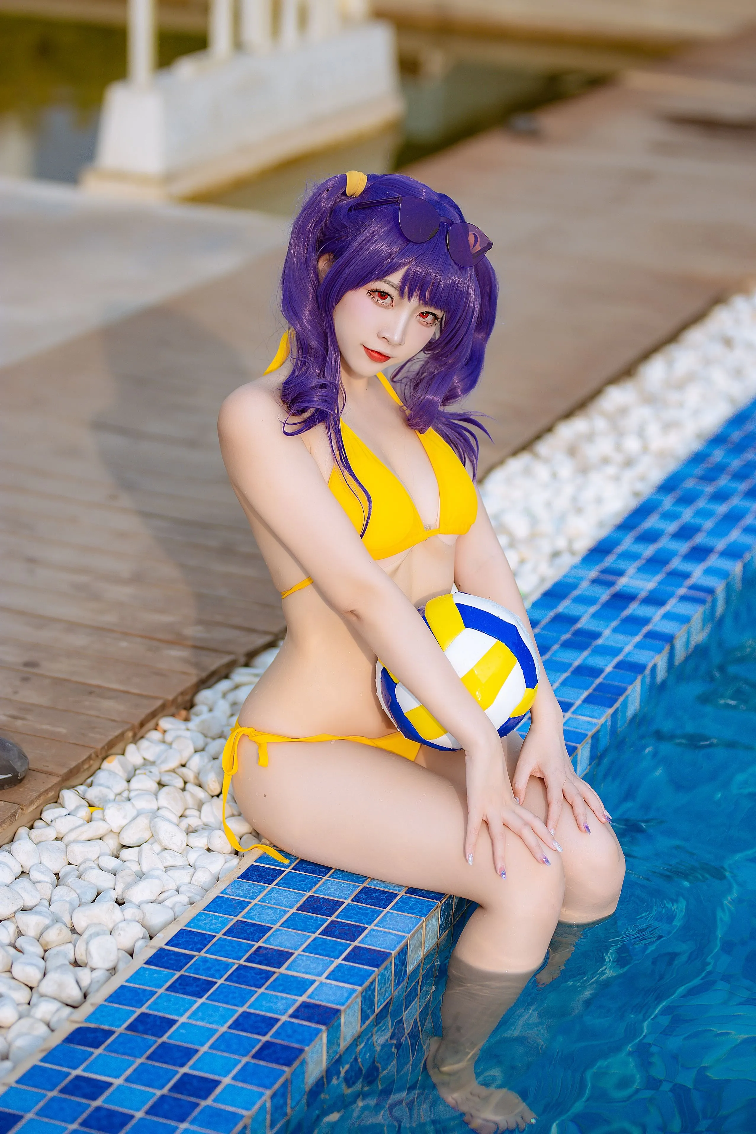 二佐Nisa碧蓝波拉泳装20P364MB1222原版写真