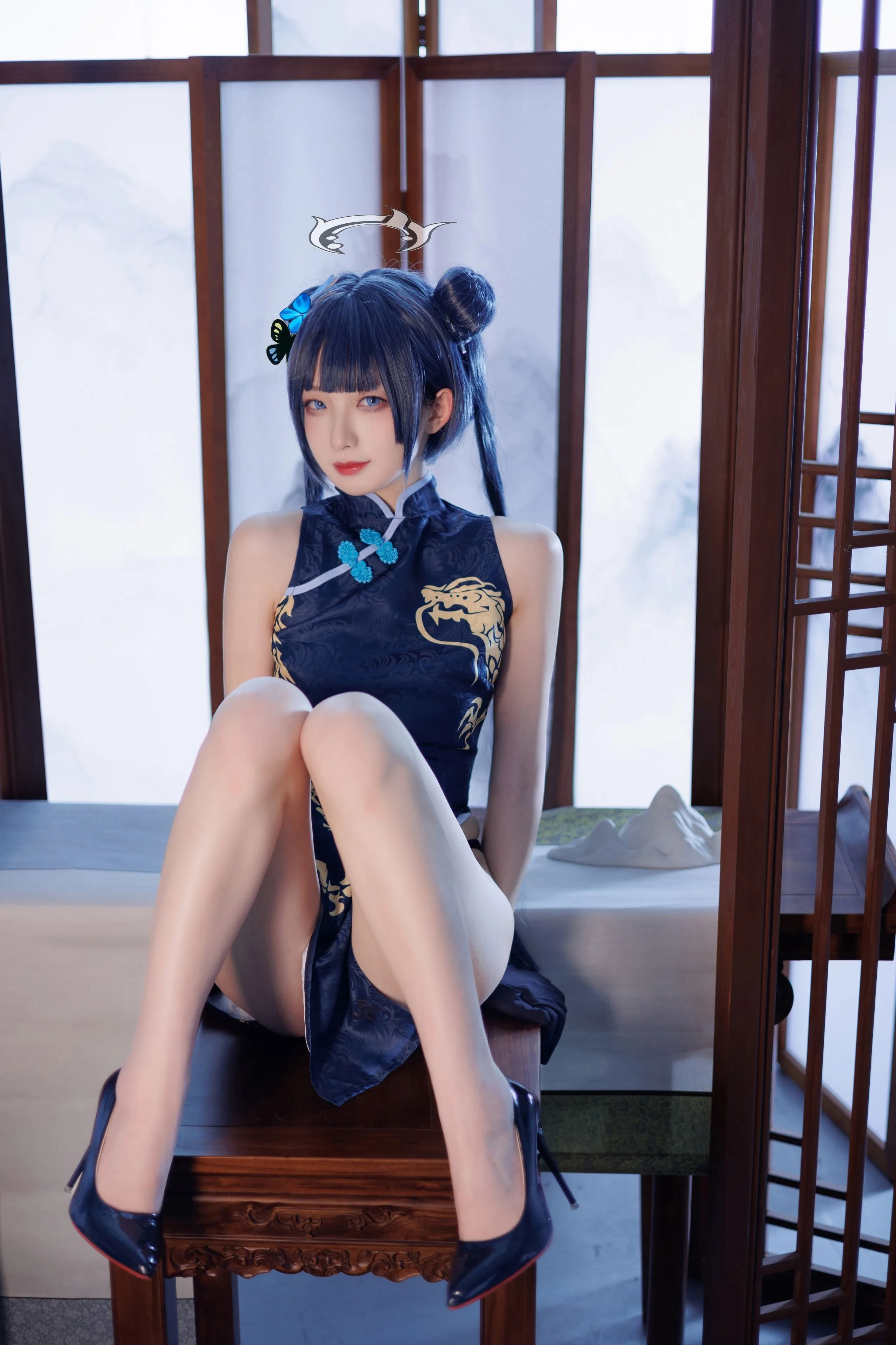 封疆疆碧蓝档案妃咲34P348MB0123网红写真