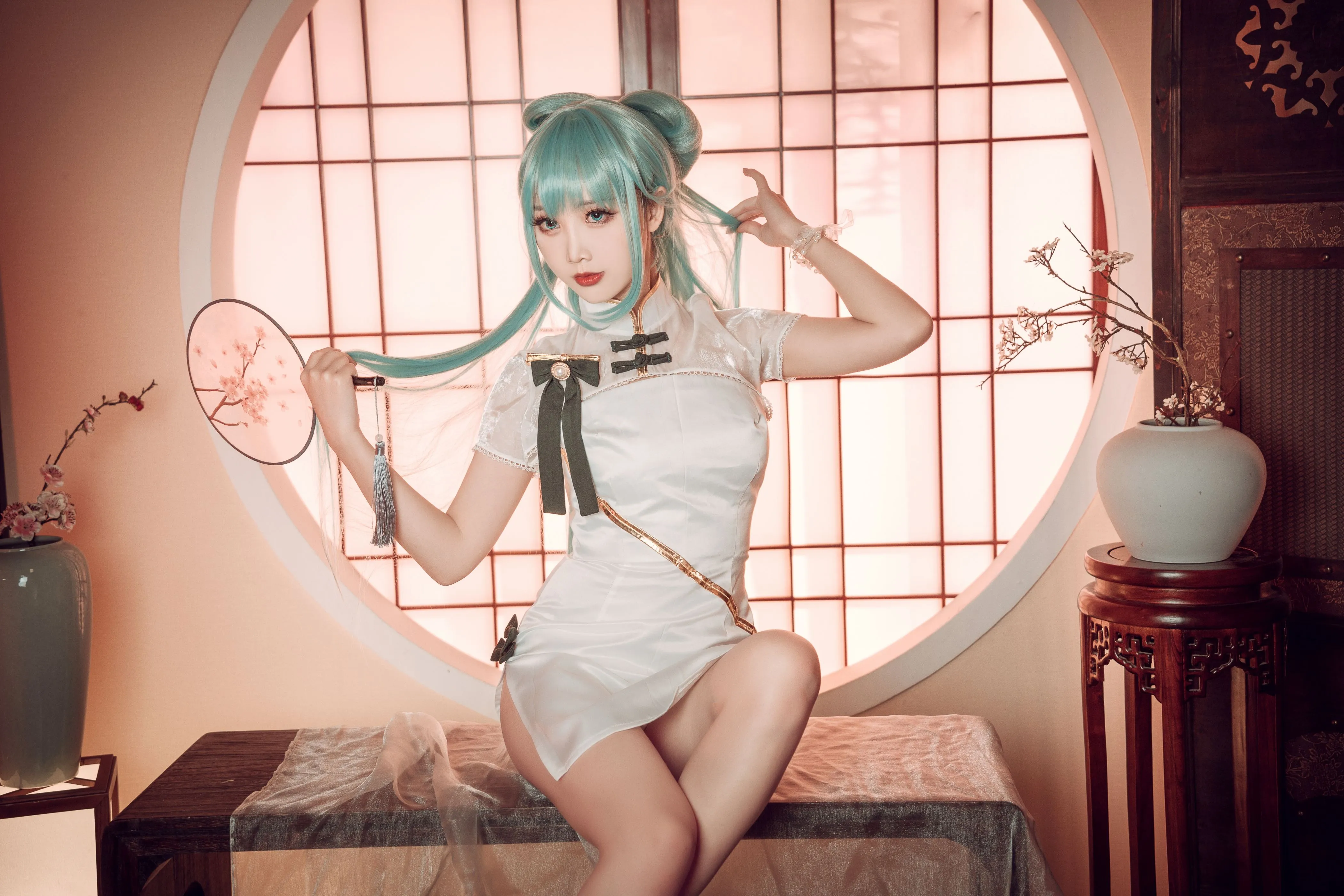面饼仙儿初音旗袍28P514MB热门写真