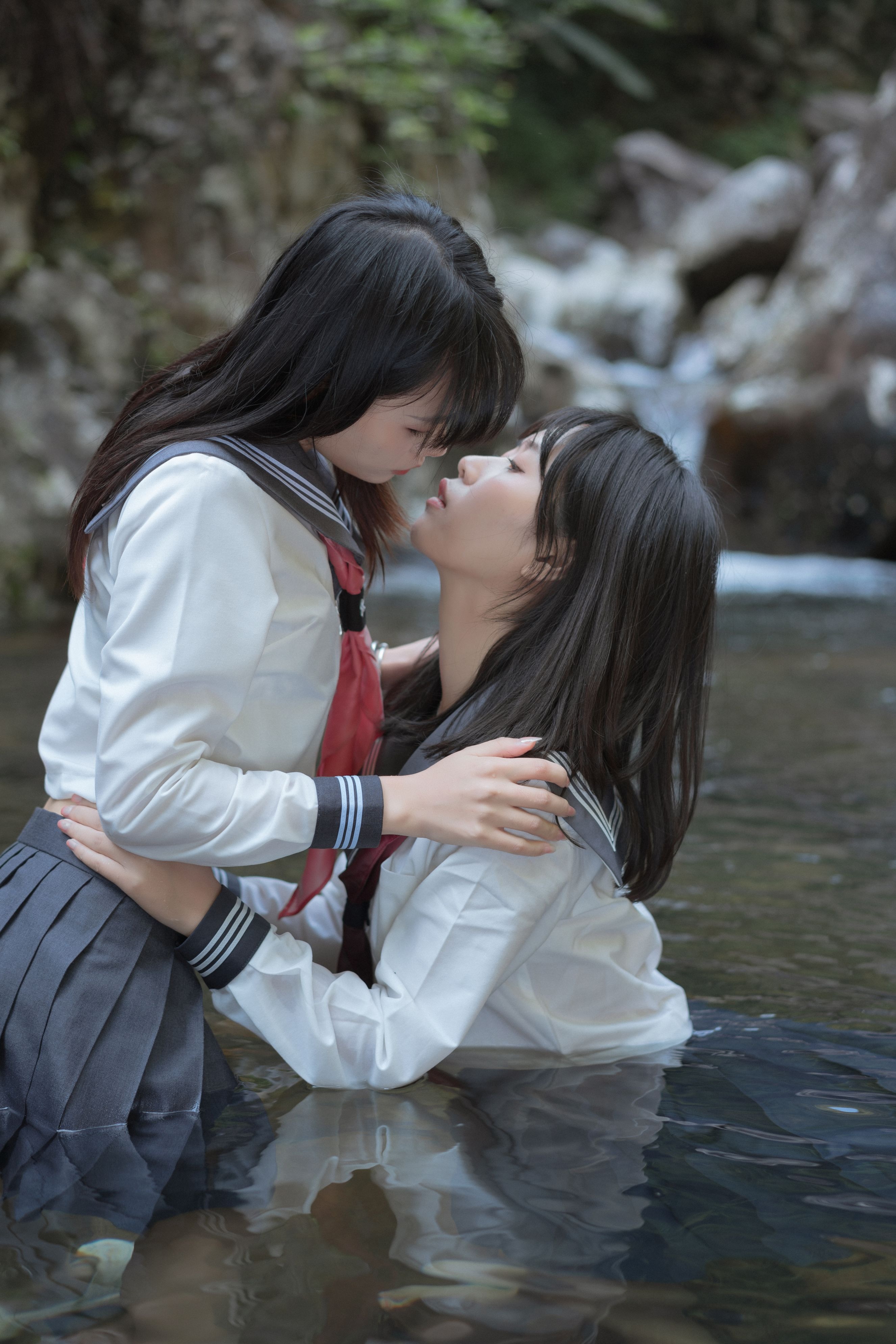 萌芽儿X请叫我若生小溪JK百合限时福利
