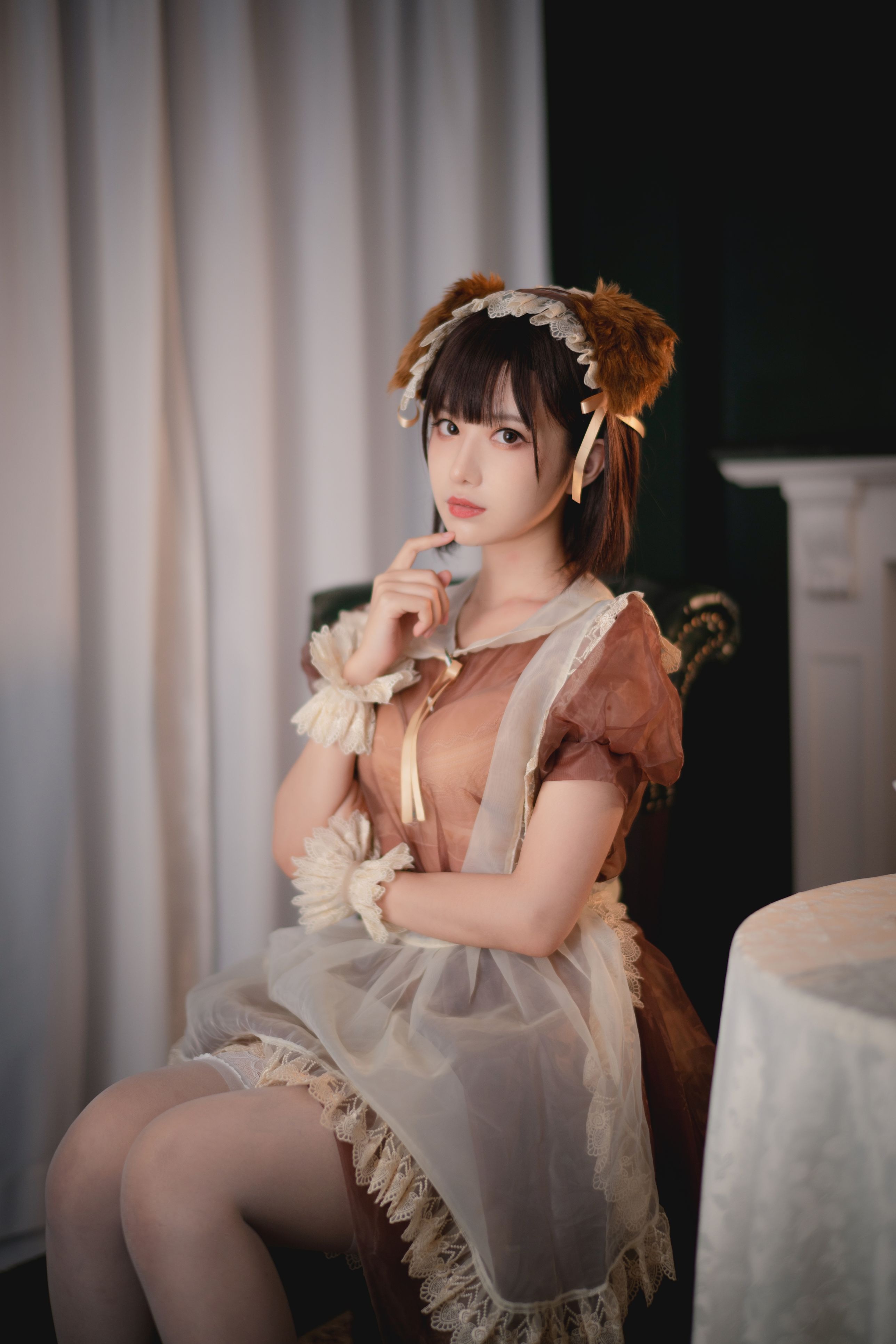 Shika小鹿鹿NO77透明女仆22P438MB0321限时福利