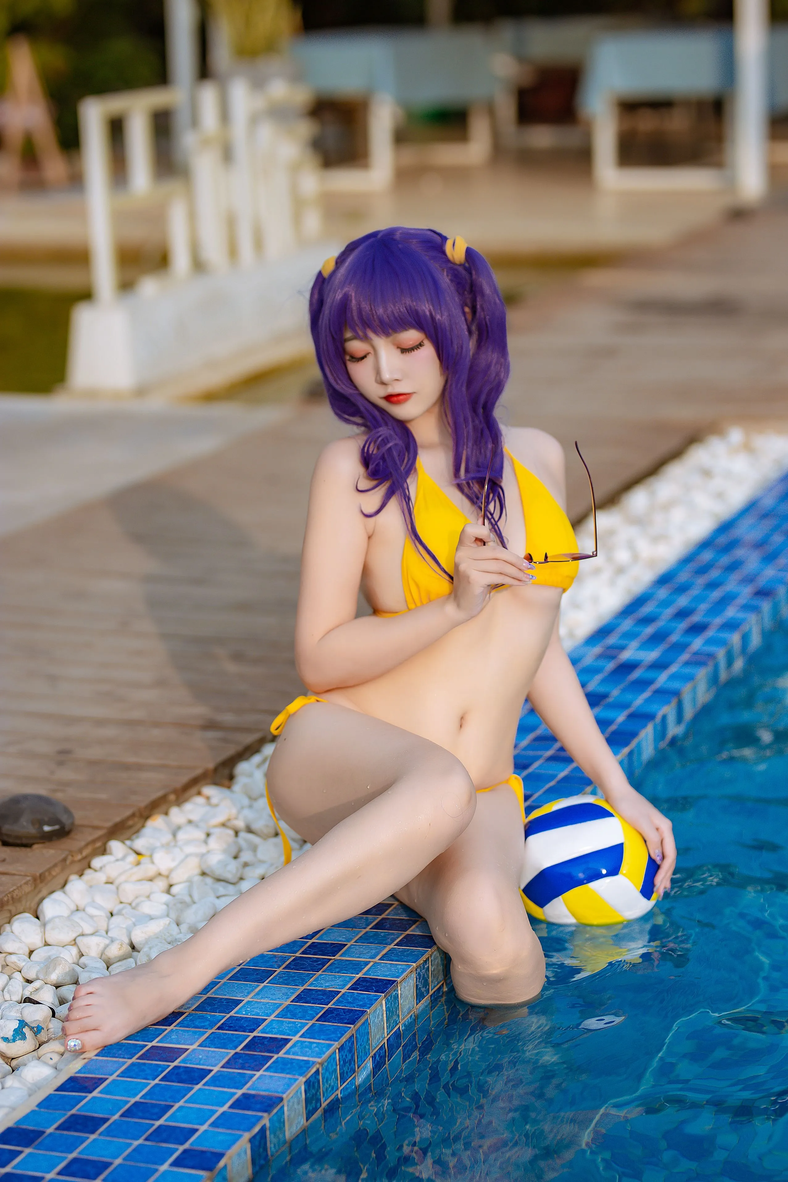 二佐Nisa碧蓝波拉泳装20P364MB1222原版写真