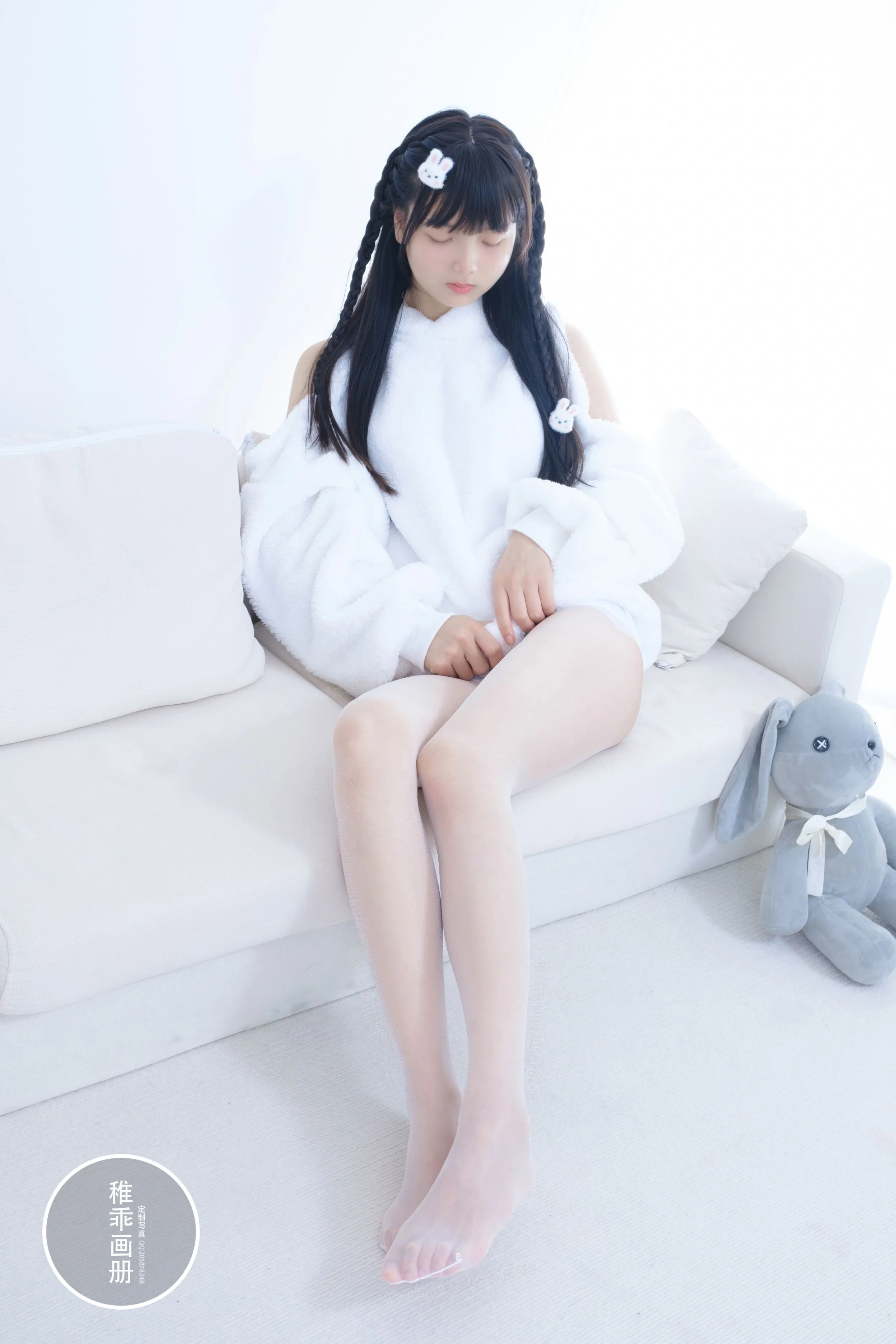 稚乖画册晴空10夜夜白丝双马尾80P1V185GB1016全集