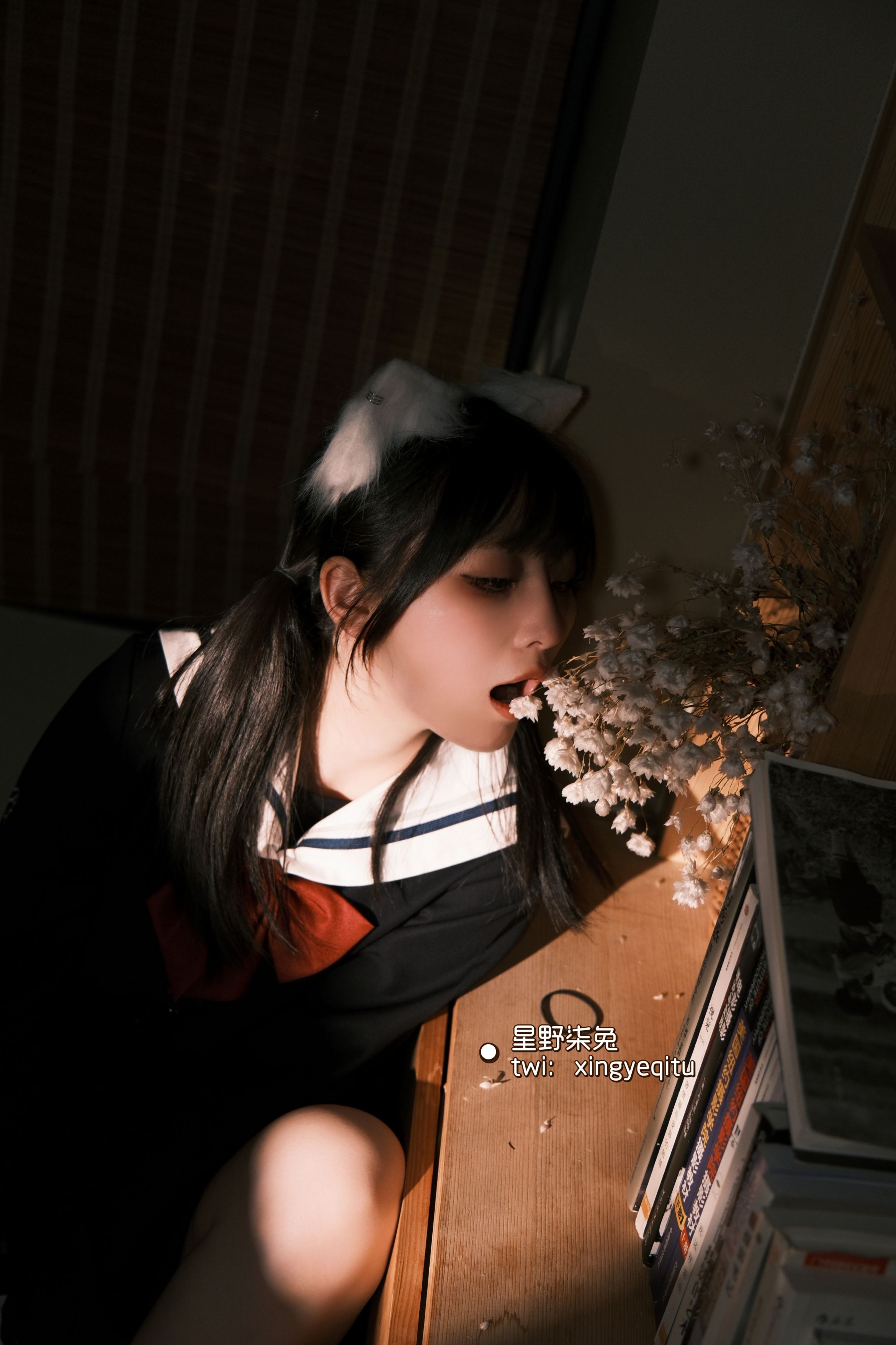星野柒兔放课后的吔鱼少女59P1V417MB放学少女主题cos59张1视频417MB完整合集