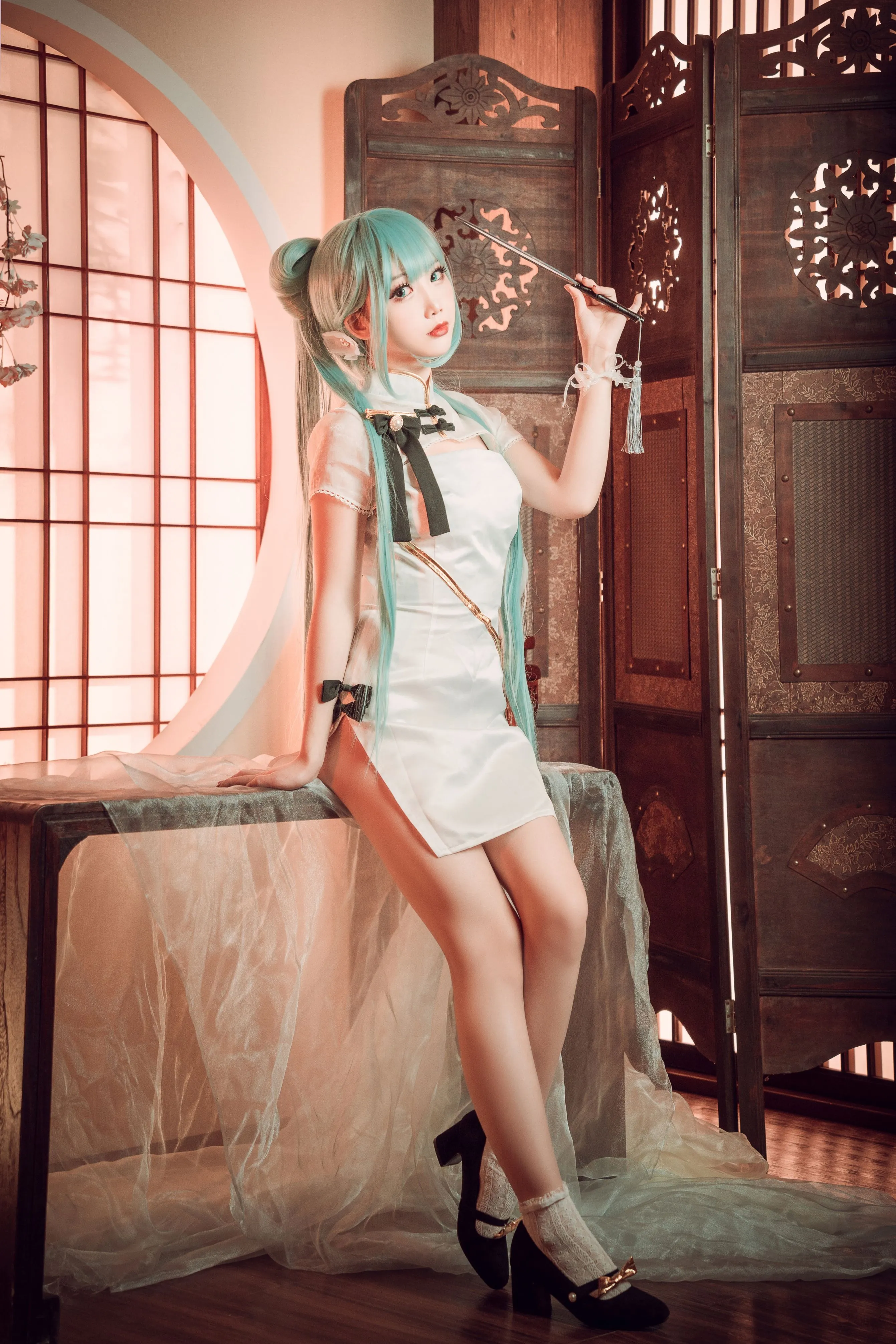 面饼仙儿初音旗袍28P514MB热门写真
