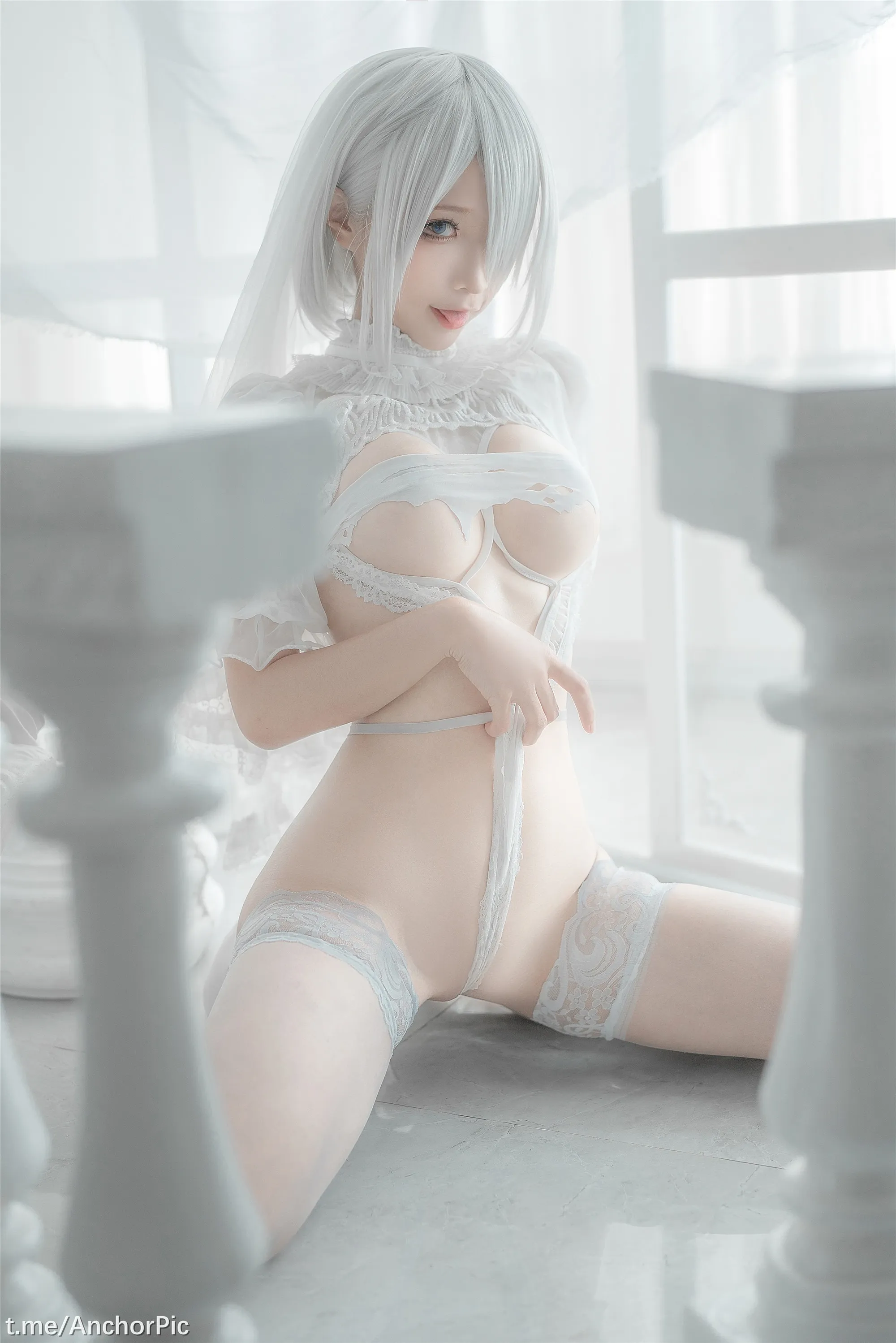 蠢沫沫2B白婚纱60P0704精选